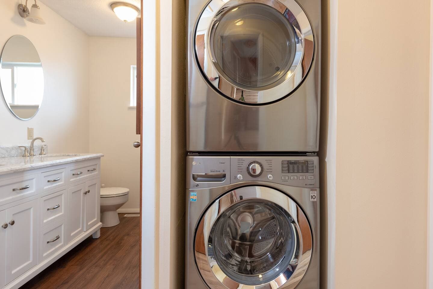Wind River Place: Washer and dryer are available for your use if needed.