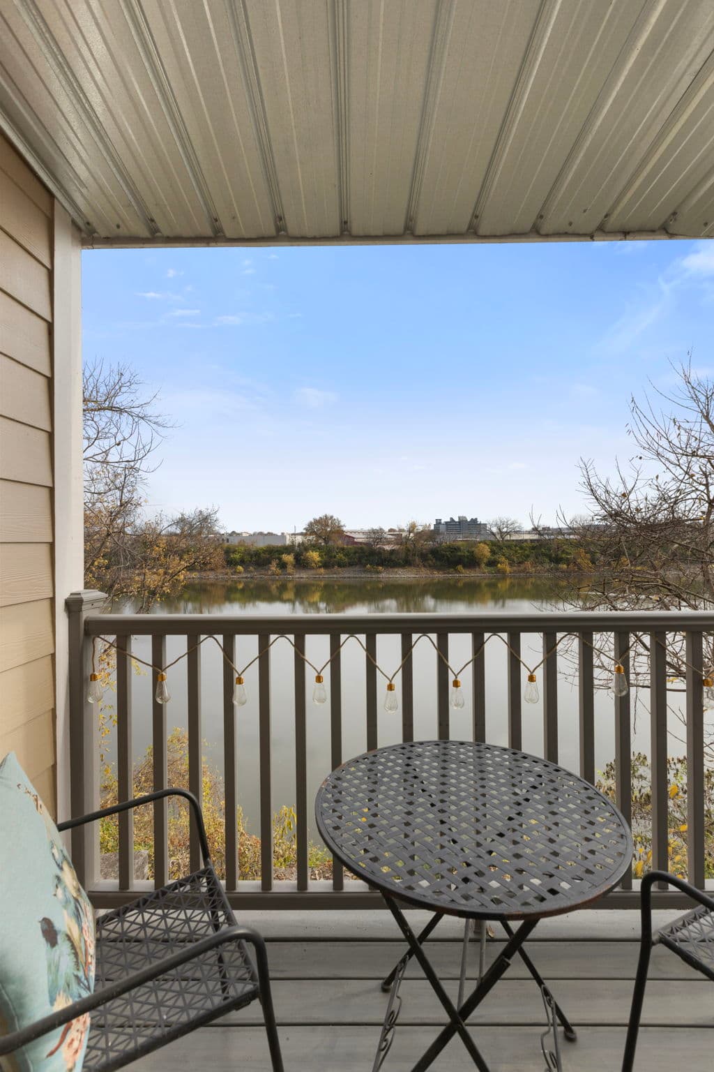 Enjoy the sites on your private balcony