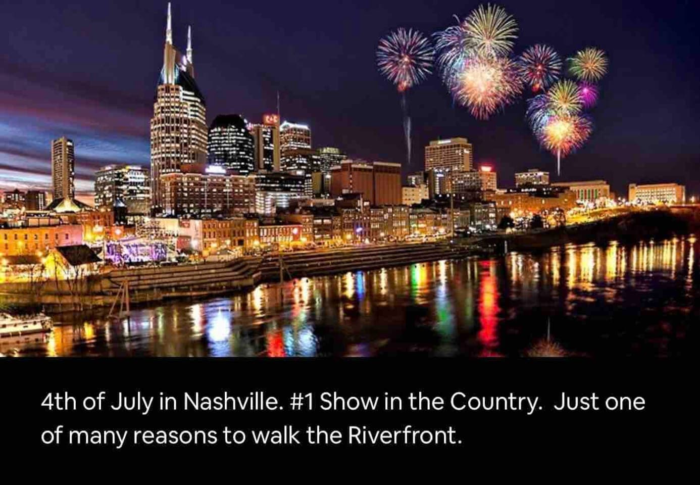 Beautiful Nashville skyline