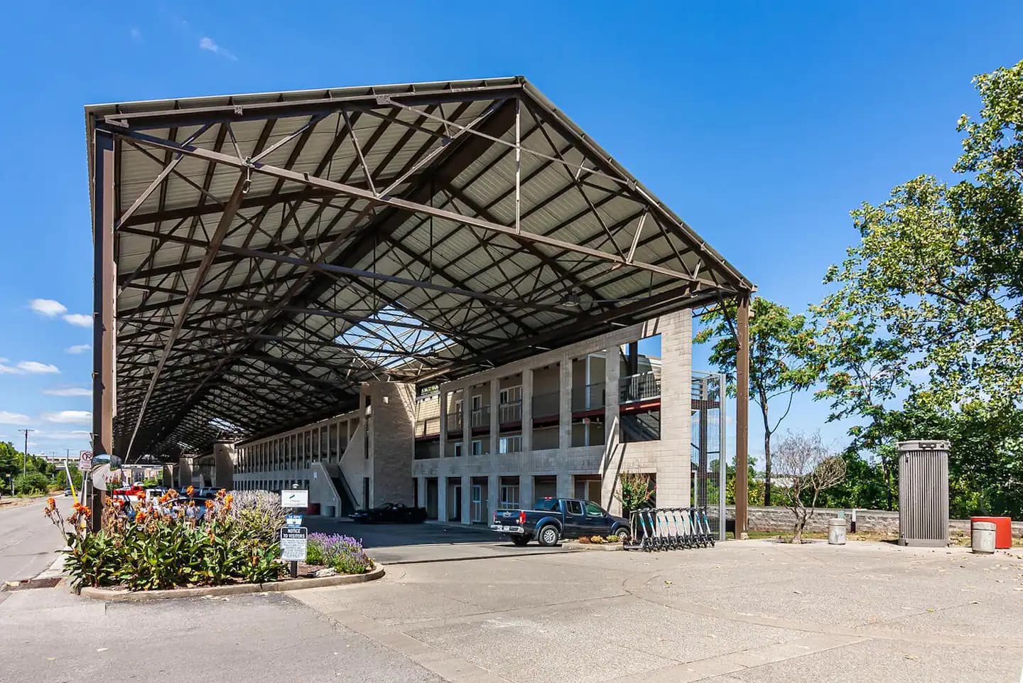 Entry to Parking Structure