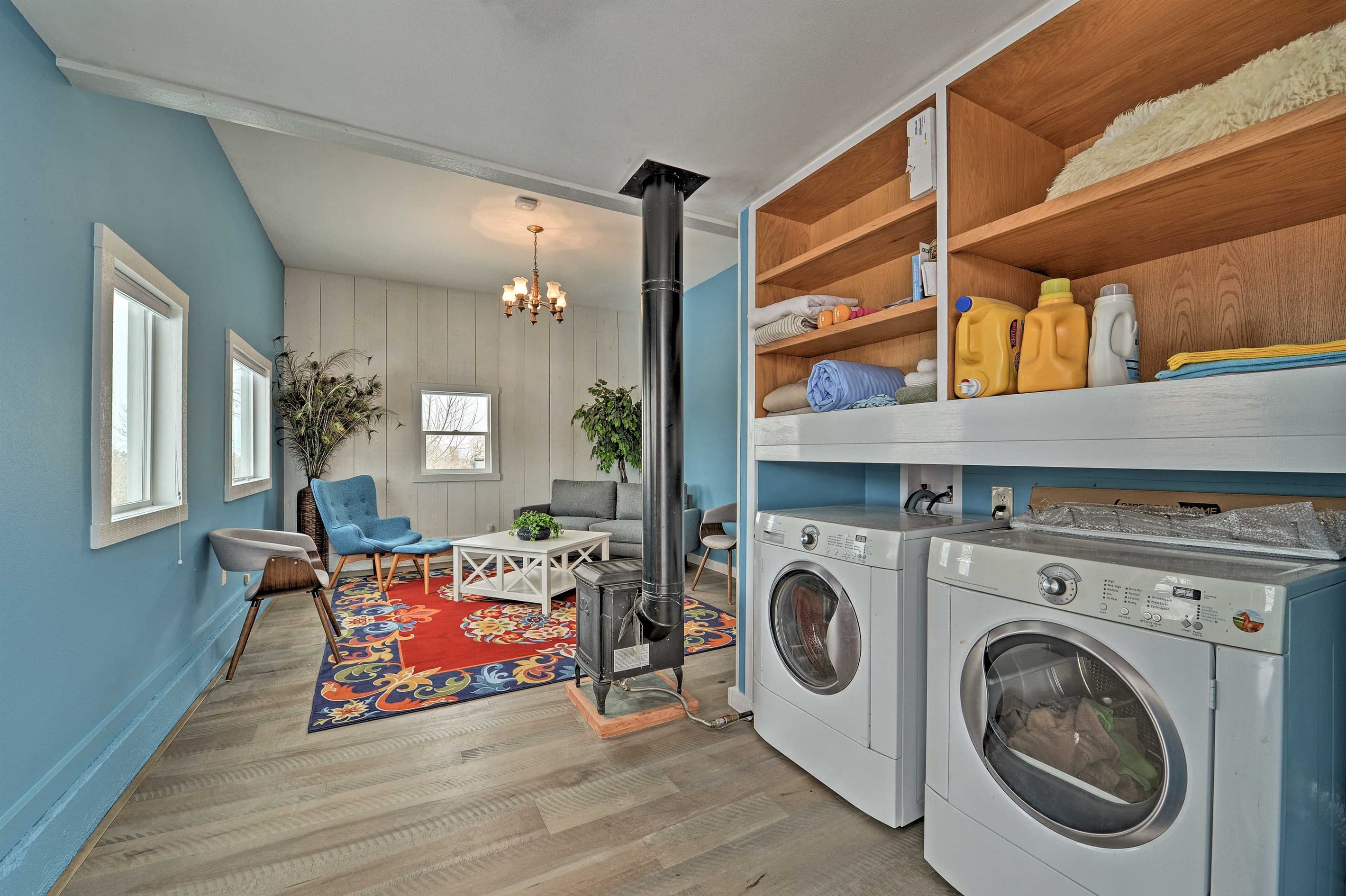 Washer and dryer available