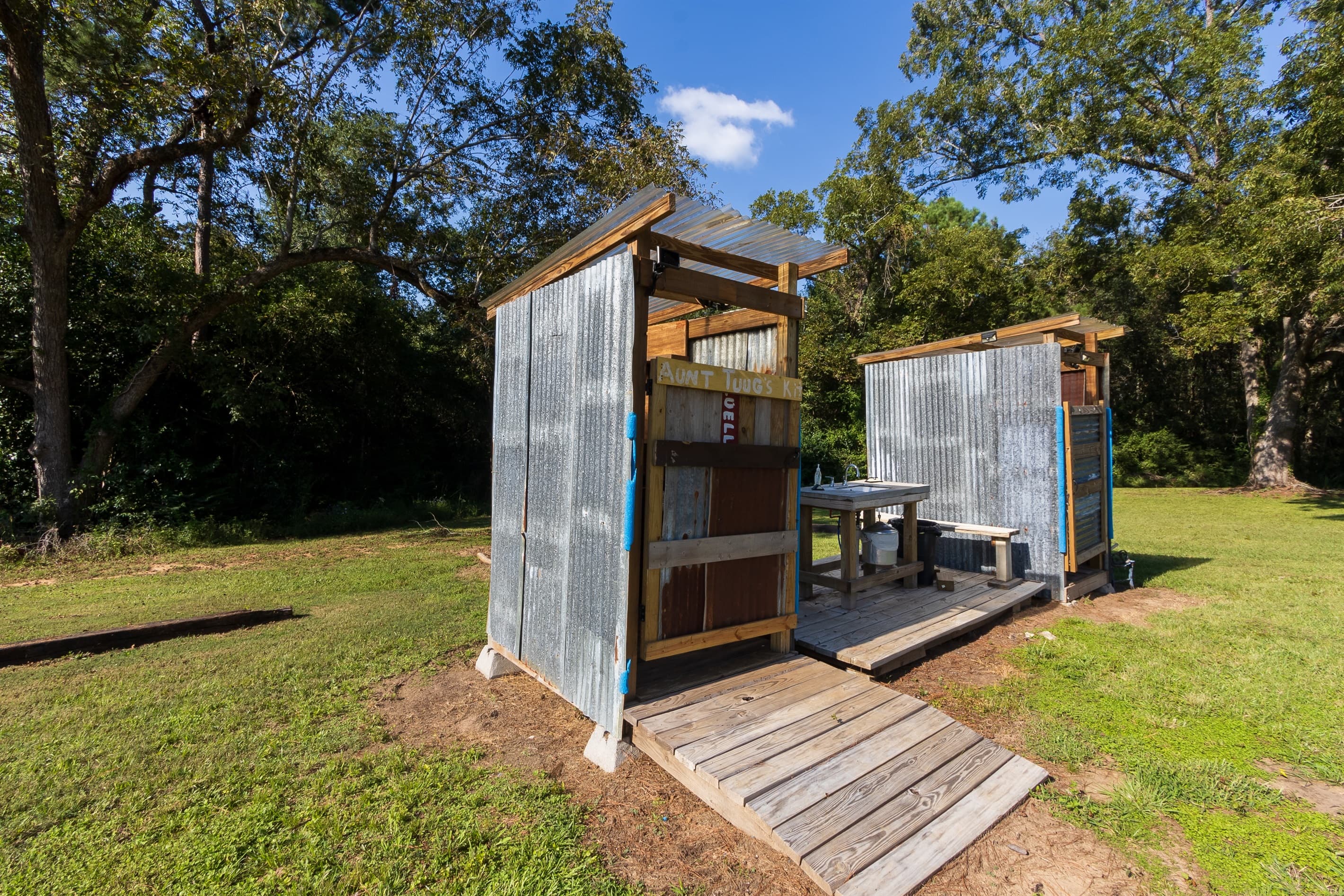 Shared bathroom area