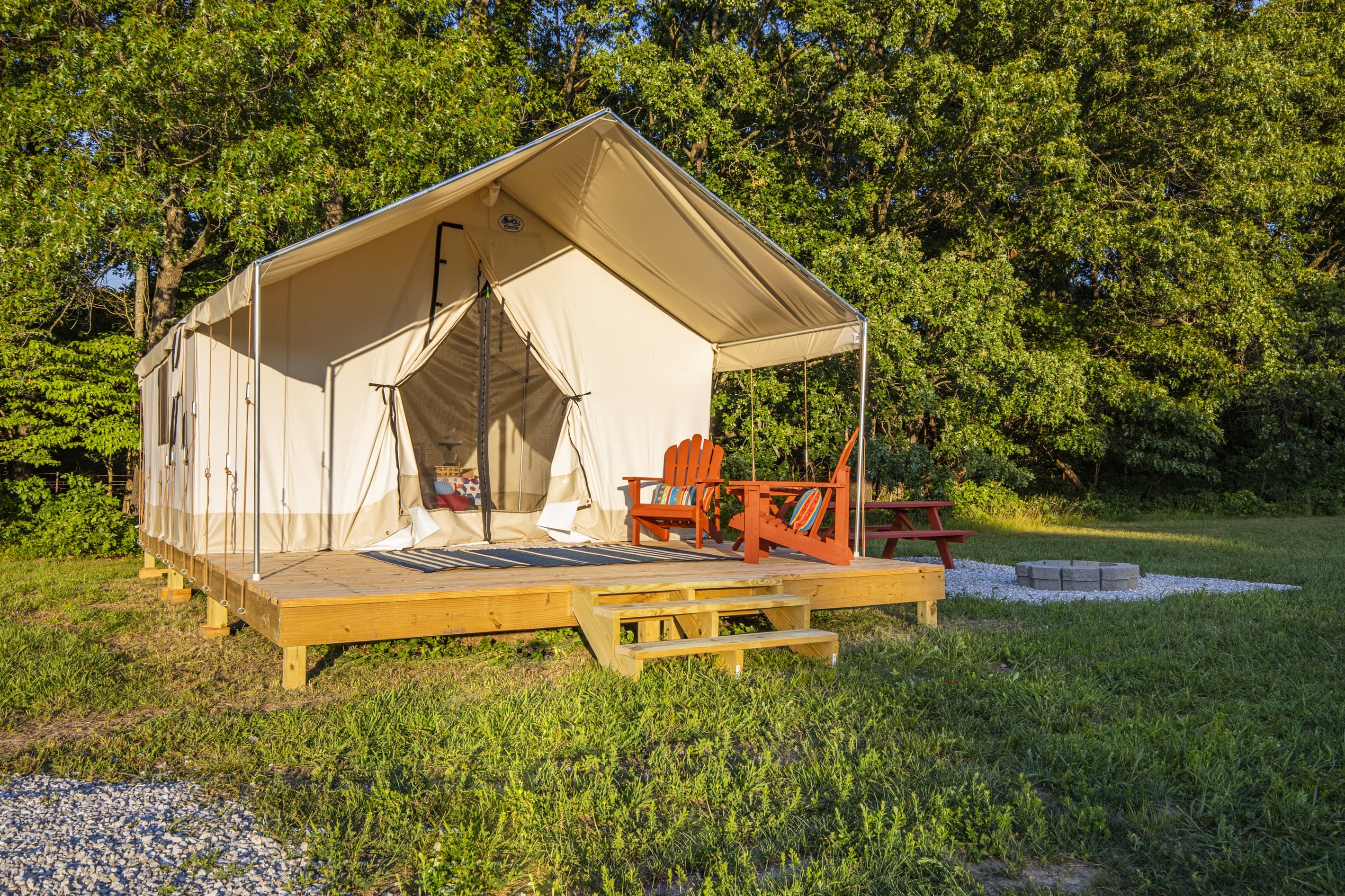 Exterior of Glamping Unit