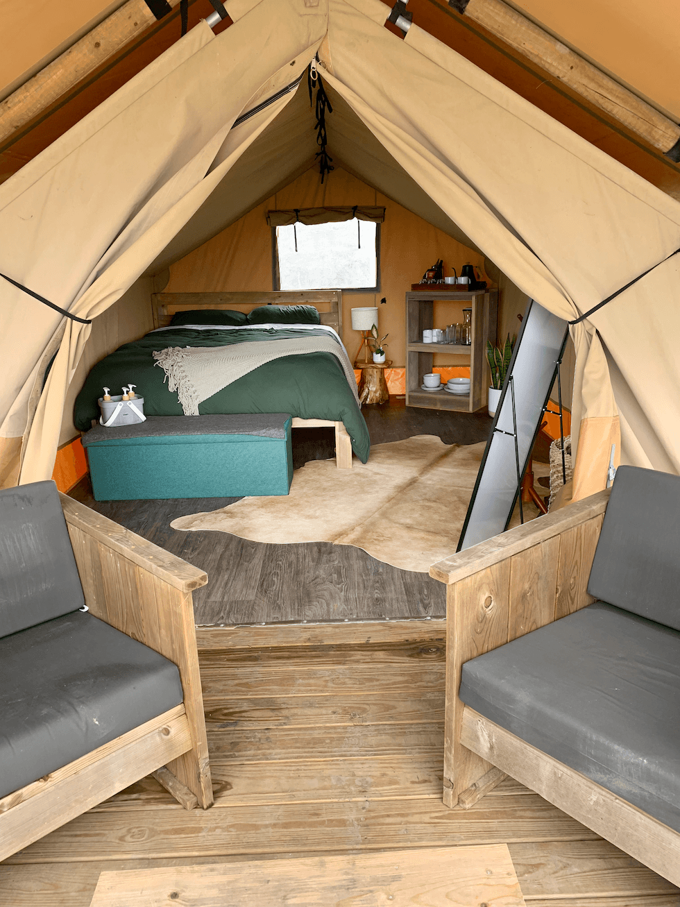 Lush and cozy interior
