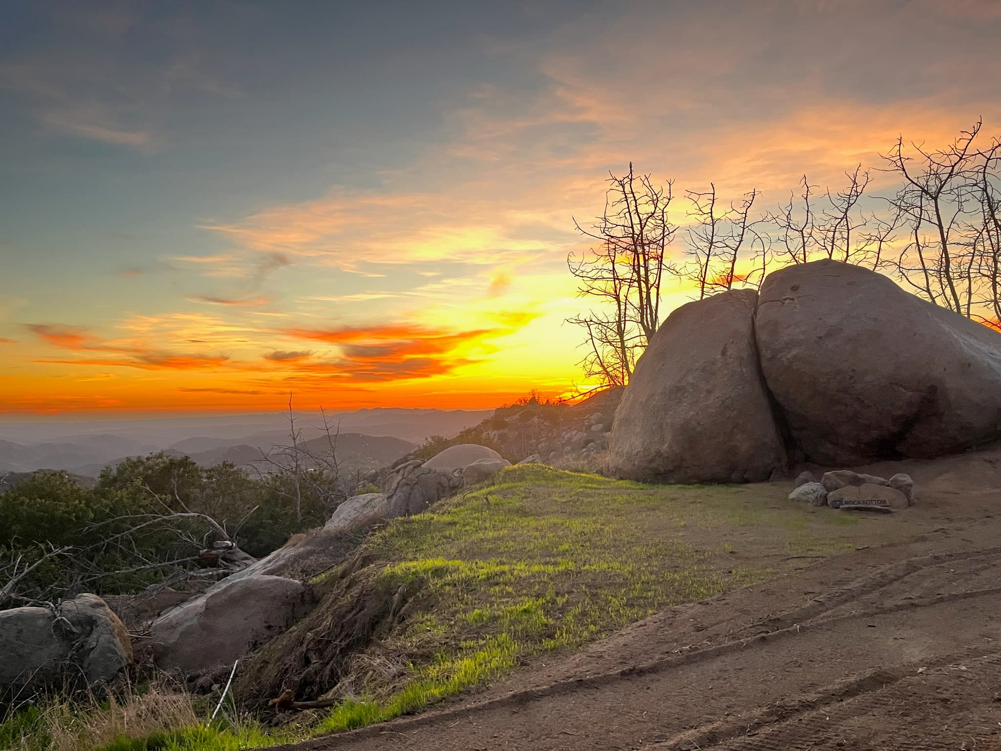 Golden Light Across Palomar Vista