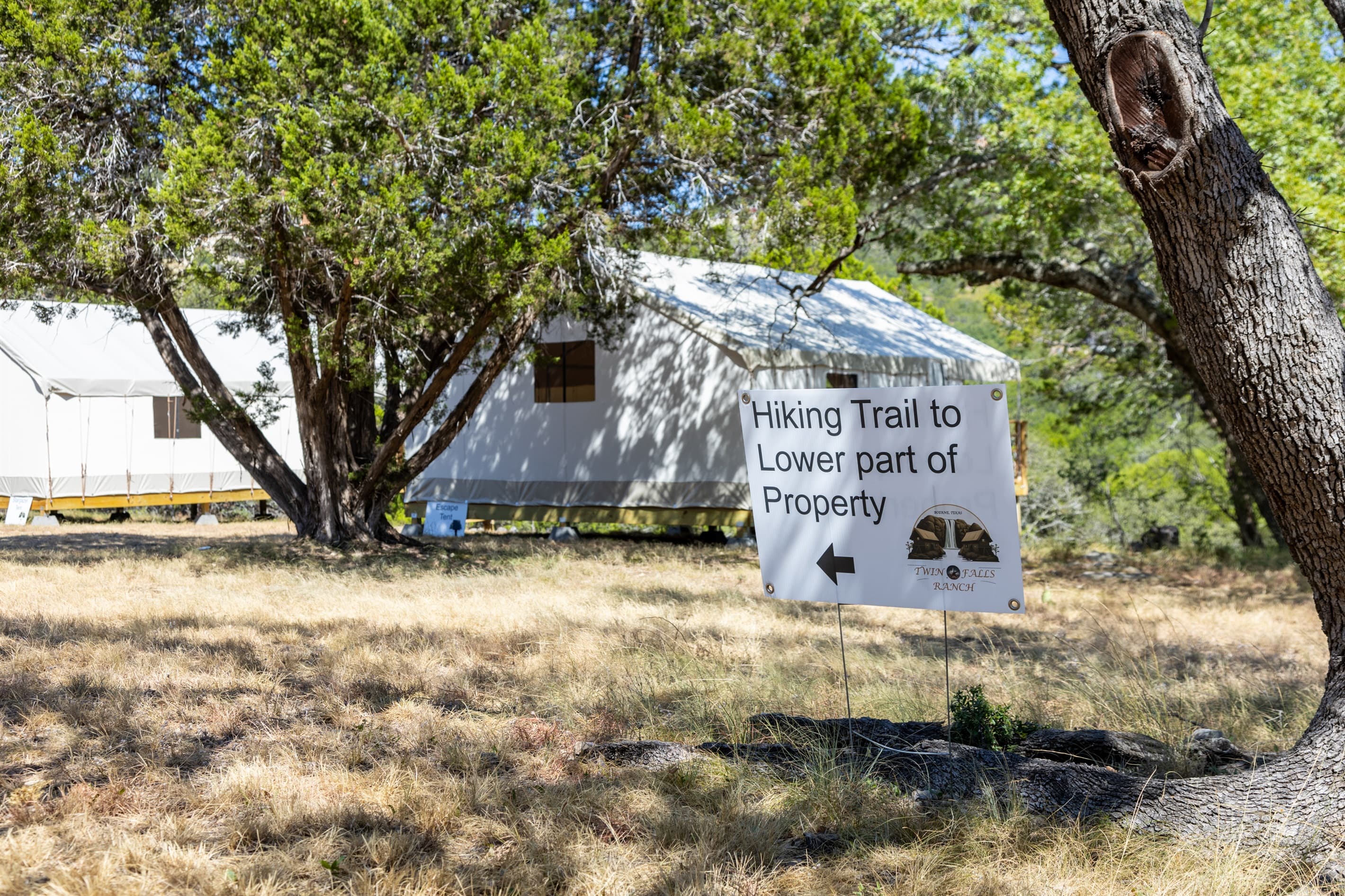 We have a beautiful hiking trail on-site!