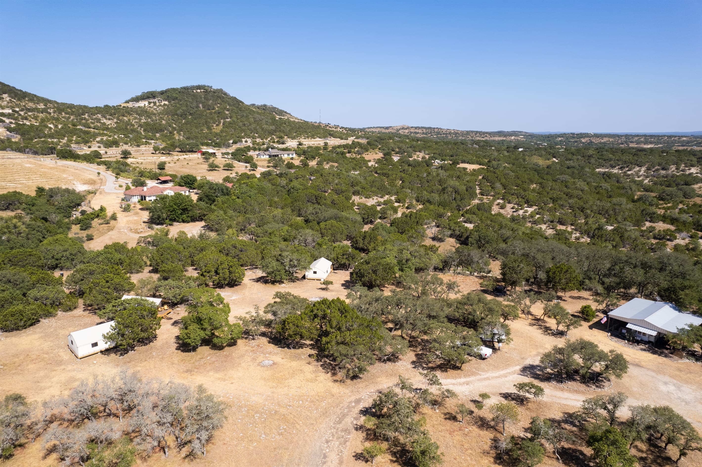Aerial view of Twin Falls property