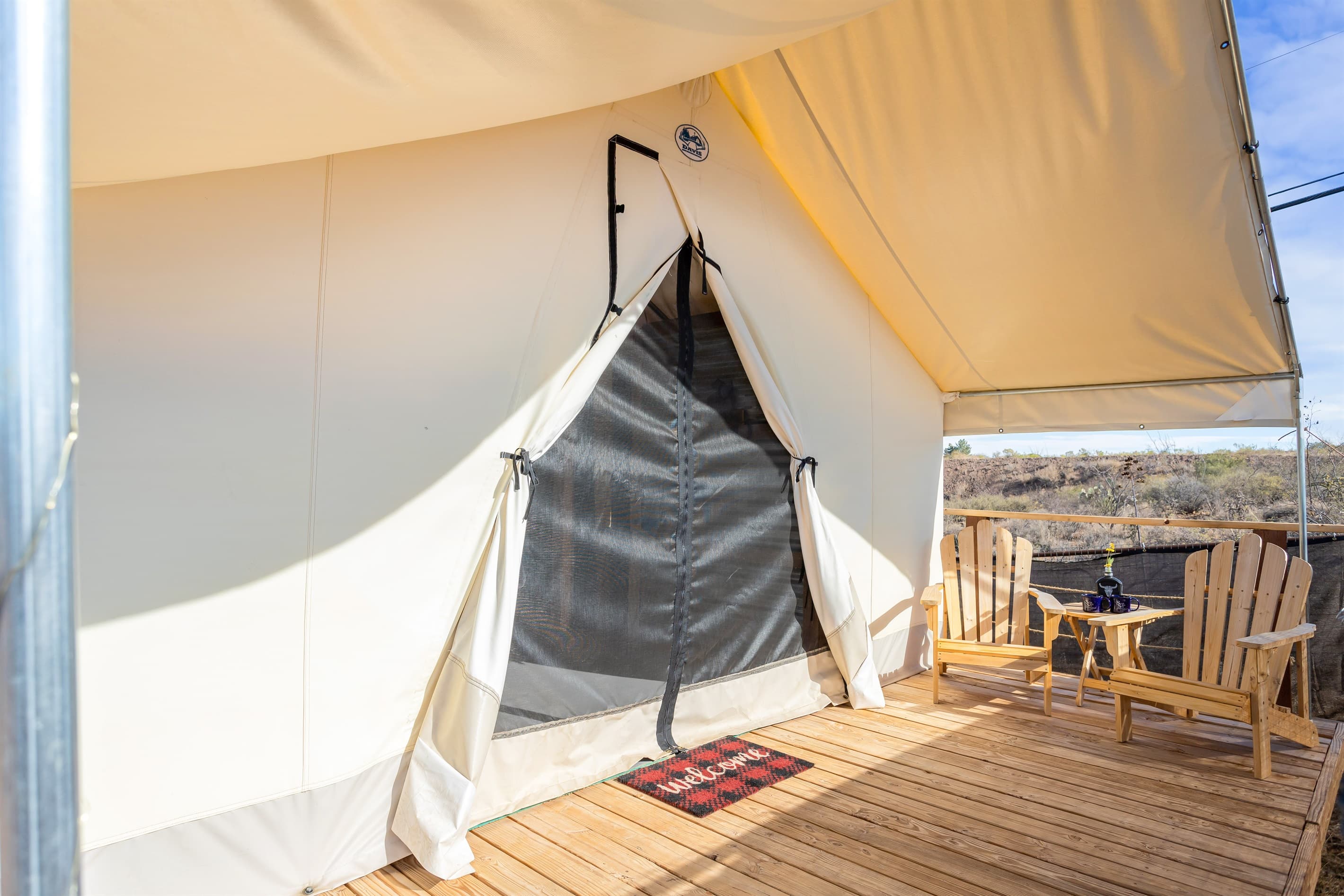 The "Miner Tent" with a killer view!