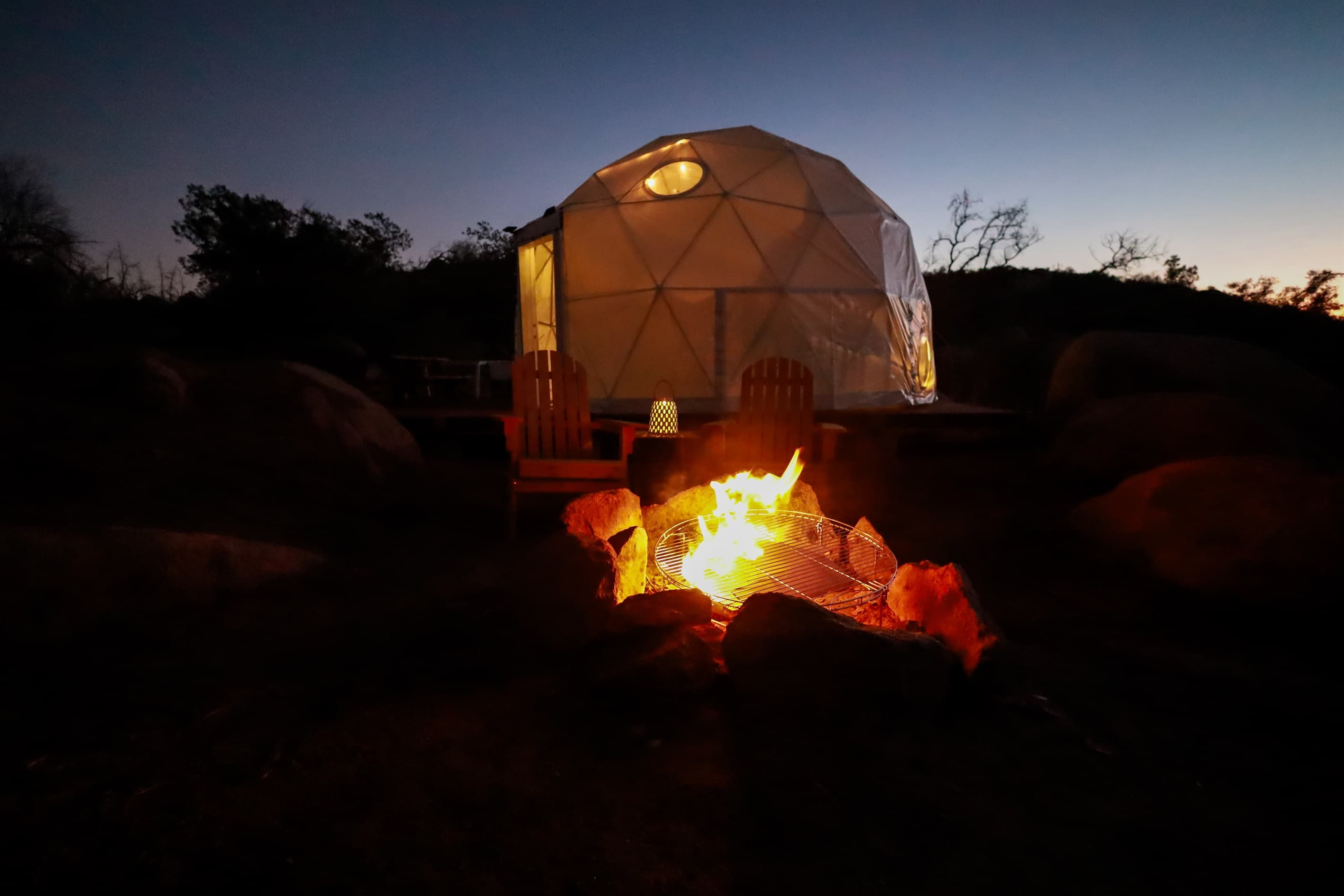 Night by the fire