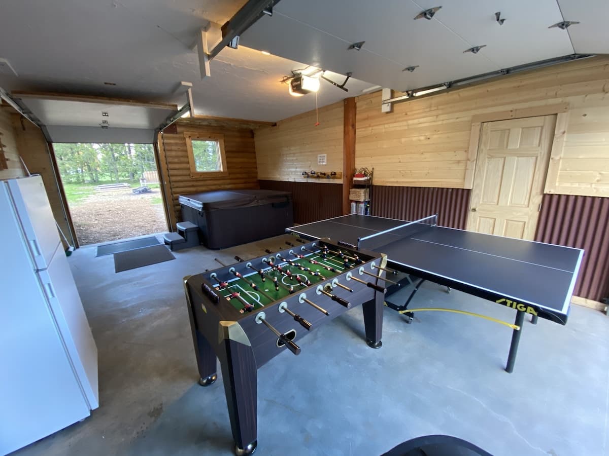 Enjoy a game of ping pong or watch your favorite TV shows in the game room