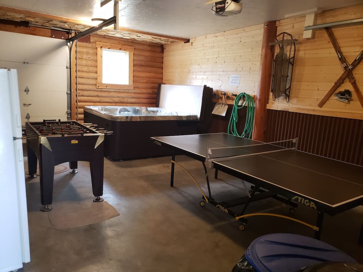 Enjoy a game of ping pong or watch your favorite TV shows in the game room