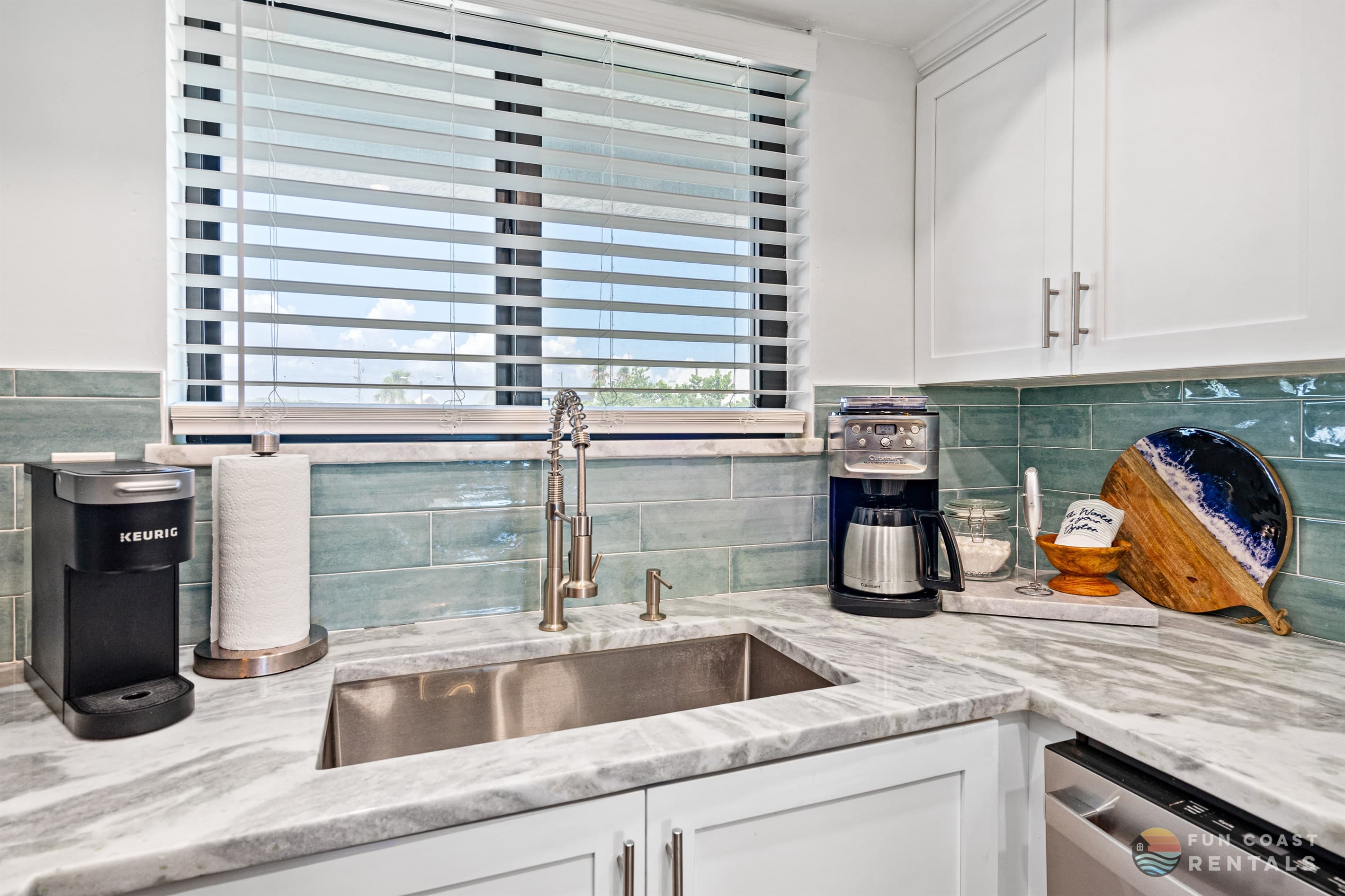 Beachy Fully Equipped Stainless Steel Kitchen