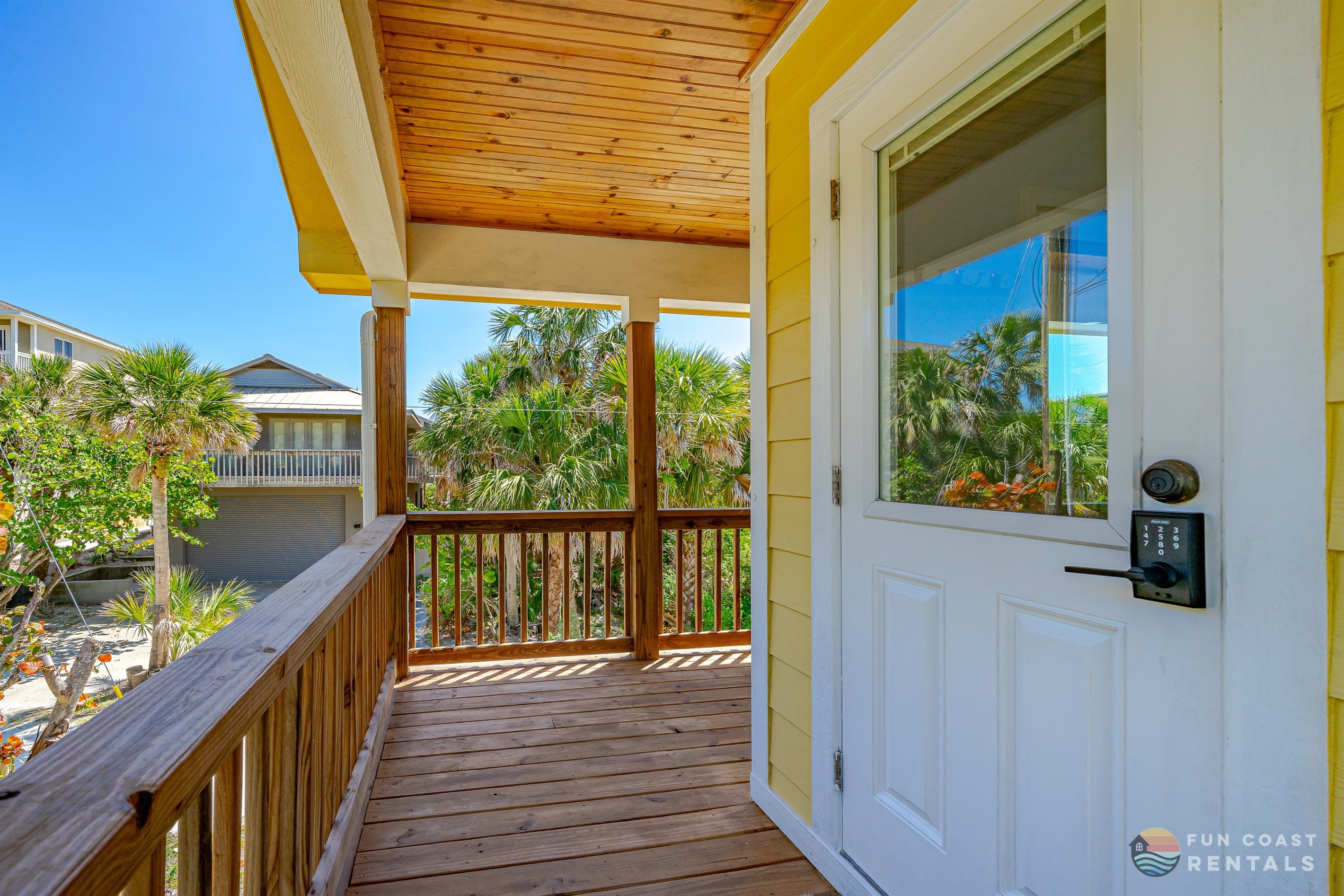 Front Door of the Guest House (Upstairs)