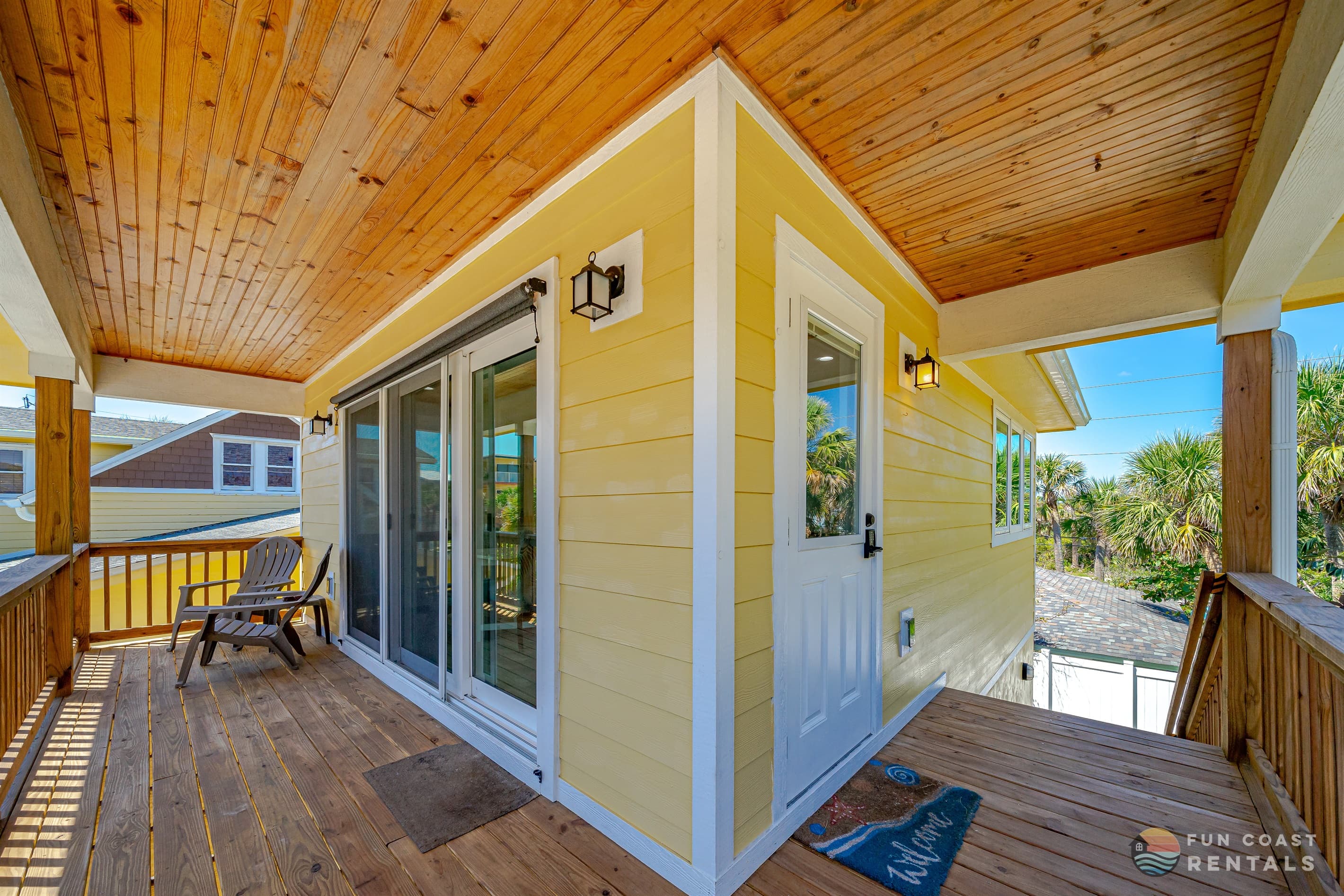 Front Door and Balcony