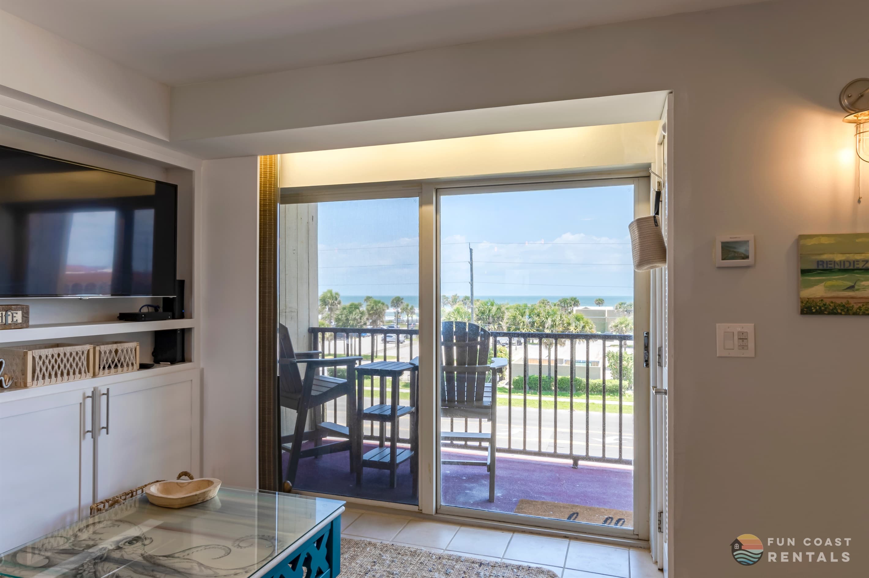 Living Room Area with Views of the Ocean