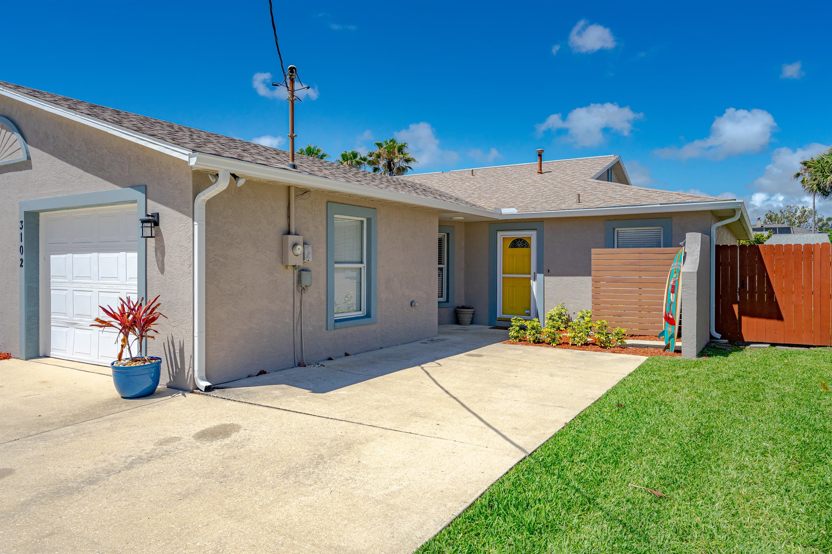 Front Entrance and Garage