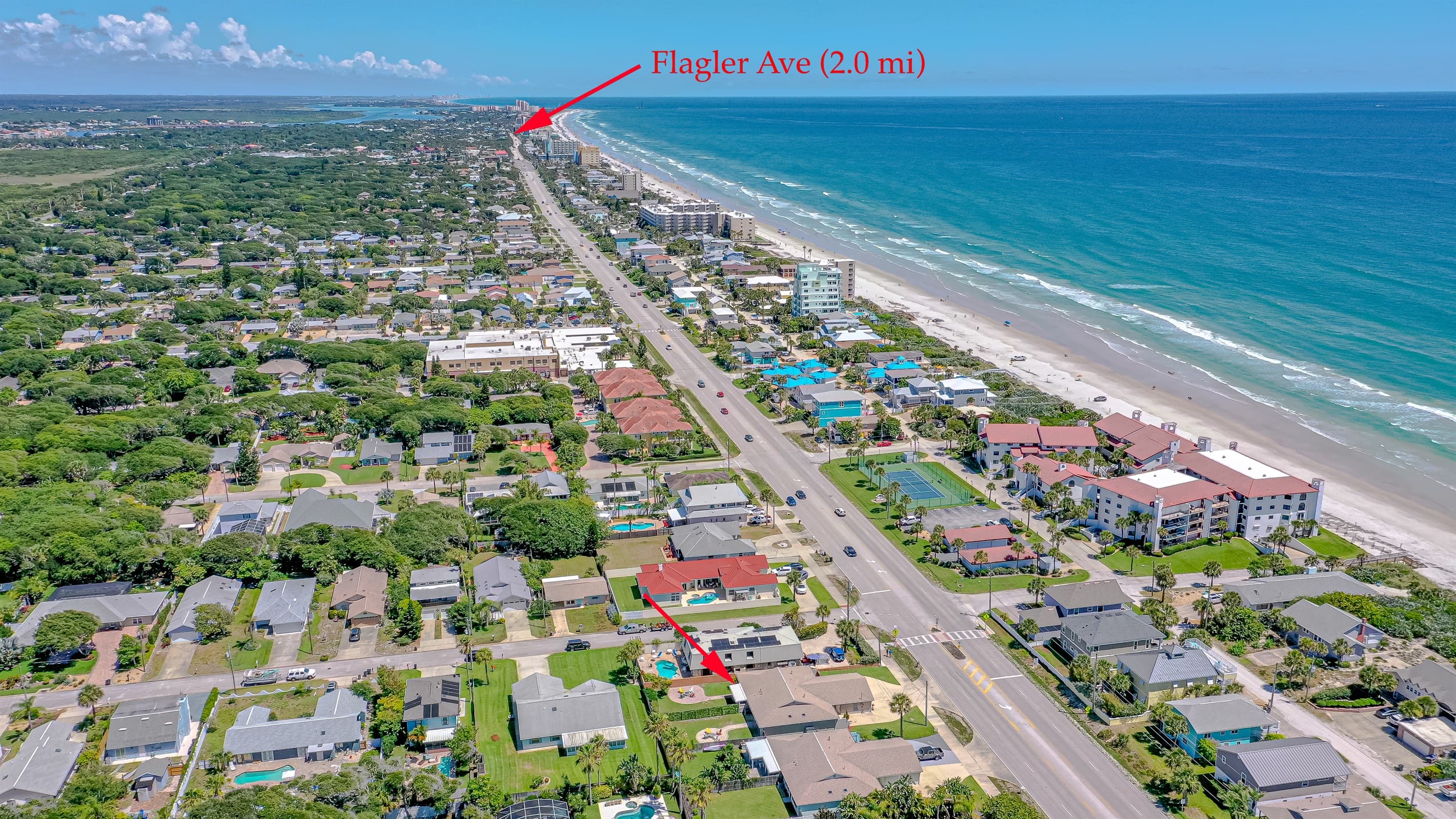 Only a 10 minute bike ride to Flagler Ave!