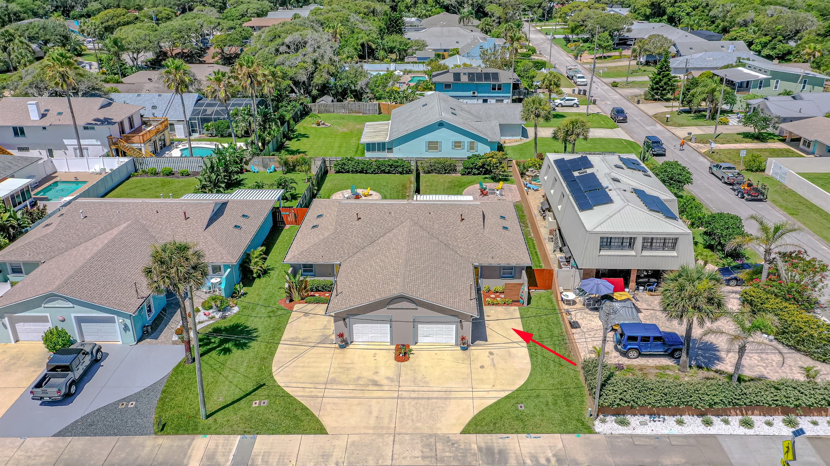 Front Aerial View