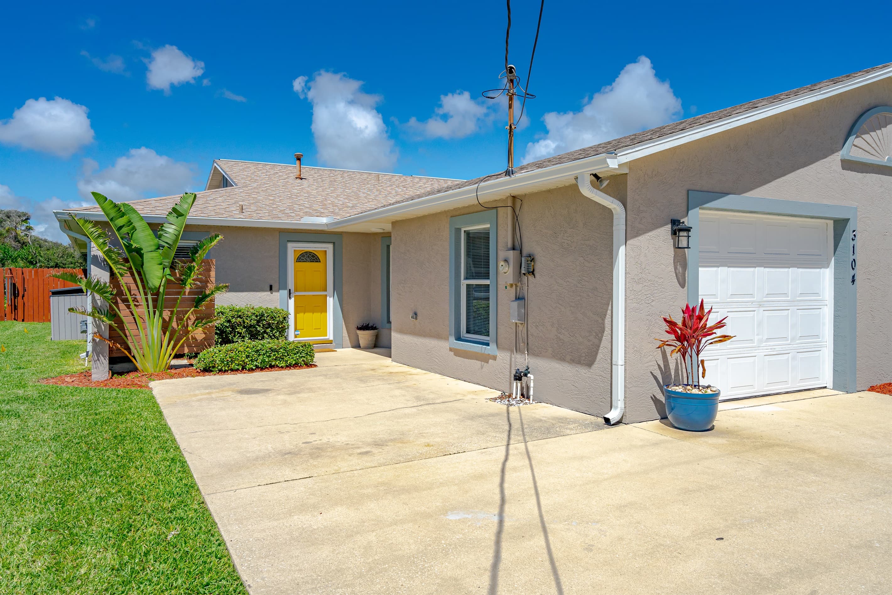 Front Entrance and Garage