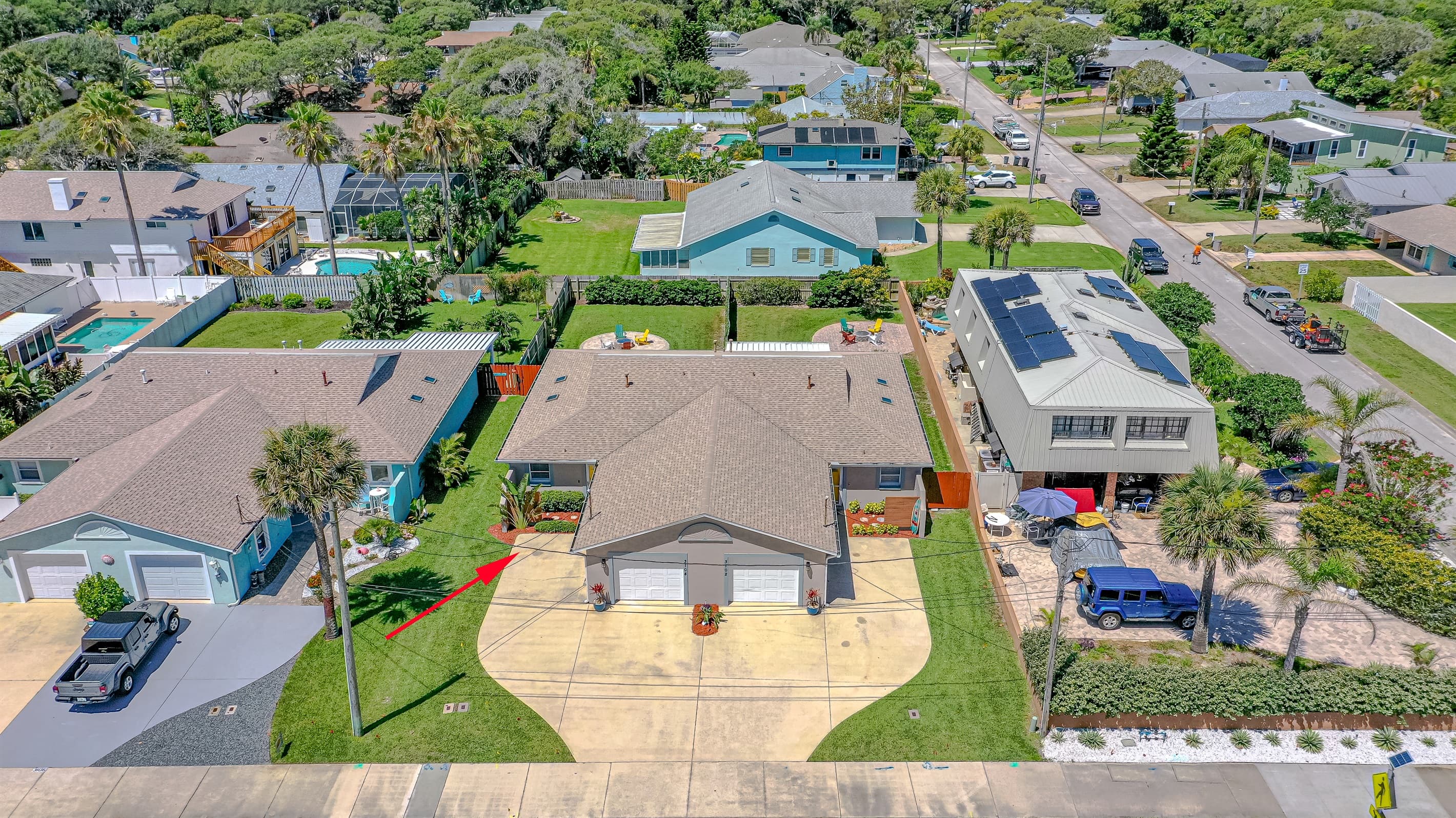 Front Aerial View