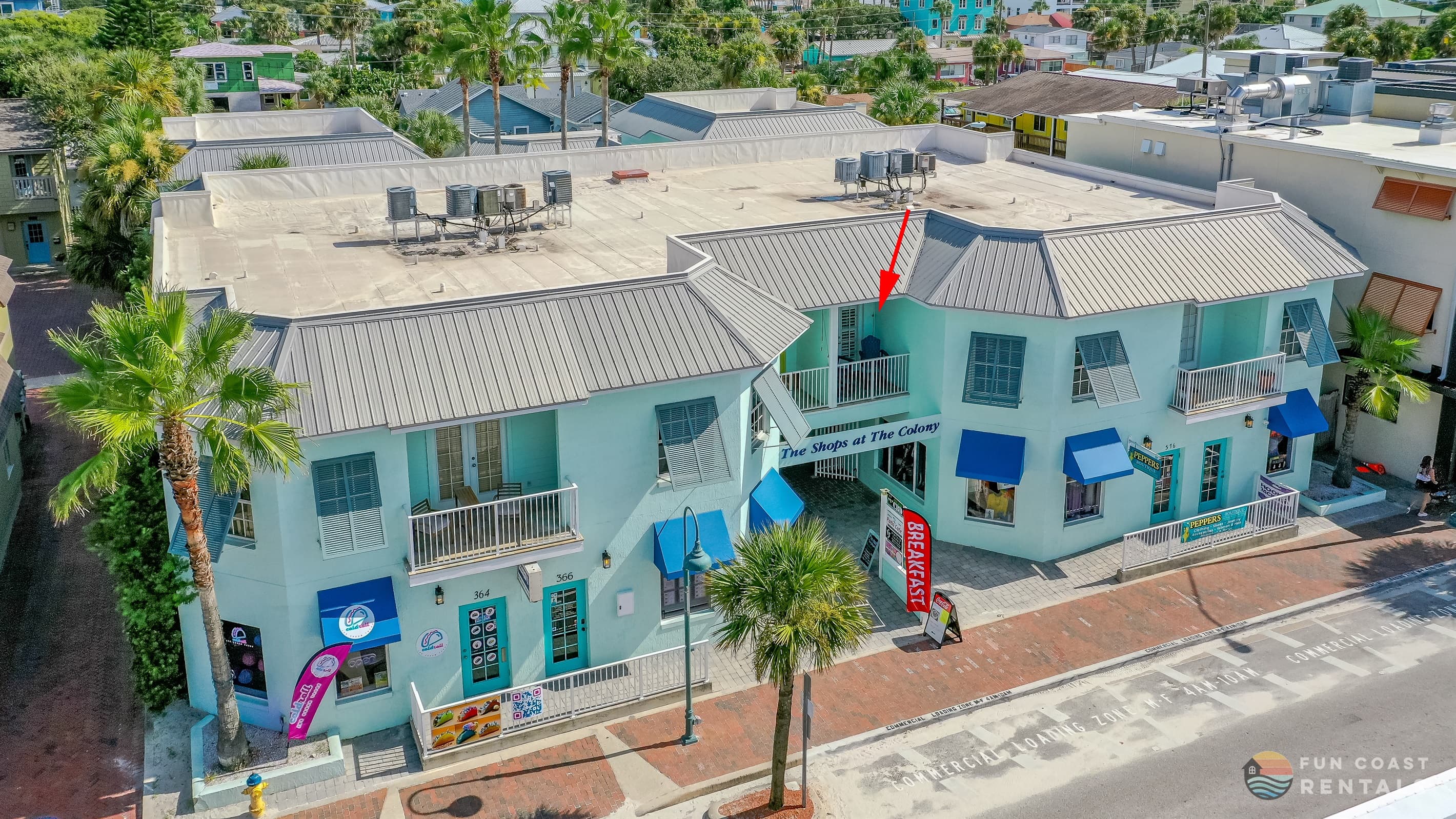 Your Very Own Private Balcony Overlooking Flagler Ave!