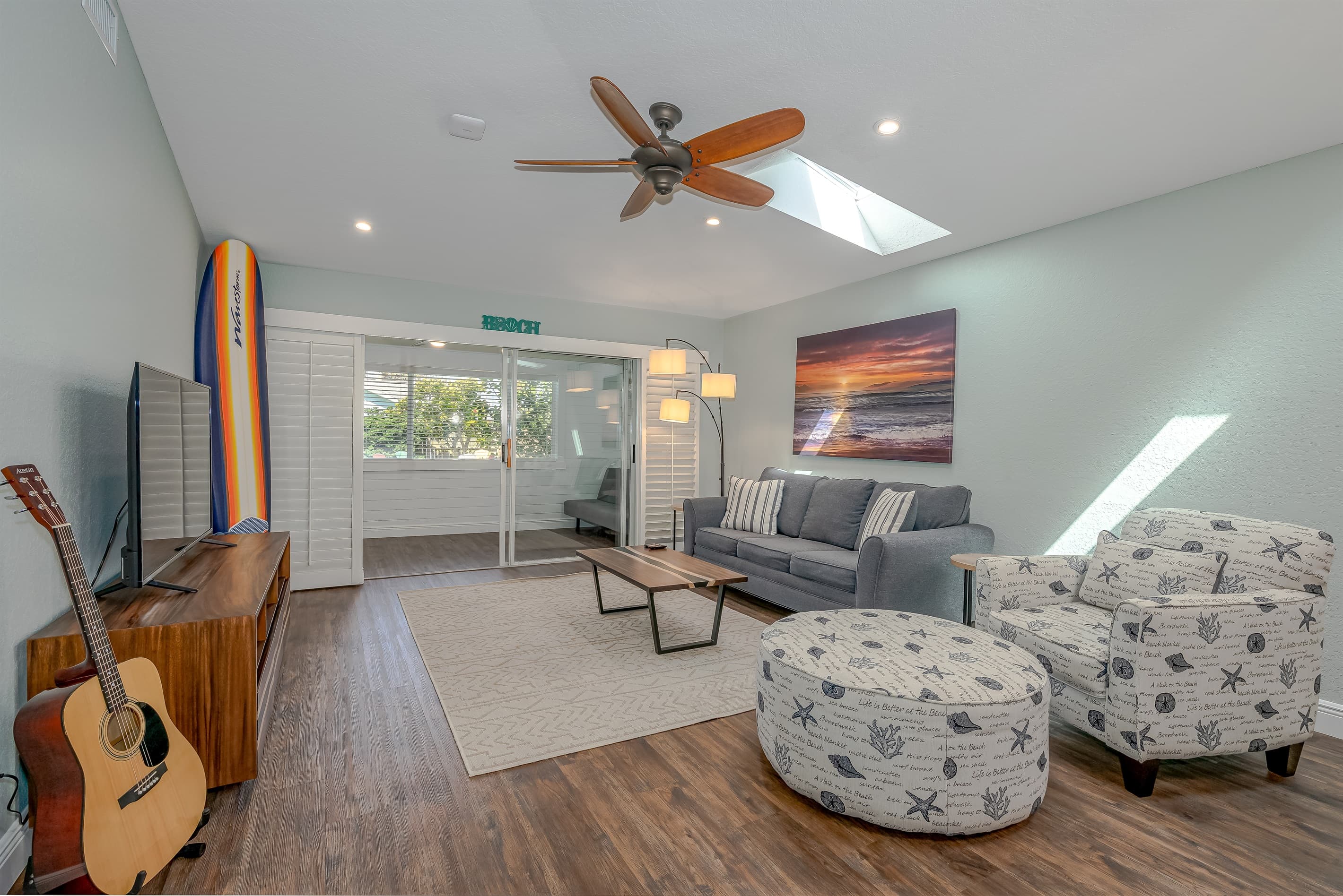 Endless Summer Living Room w/ 55" HD Smart TV