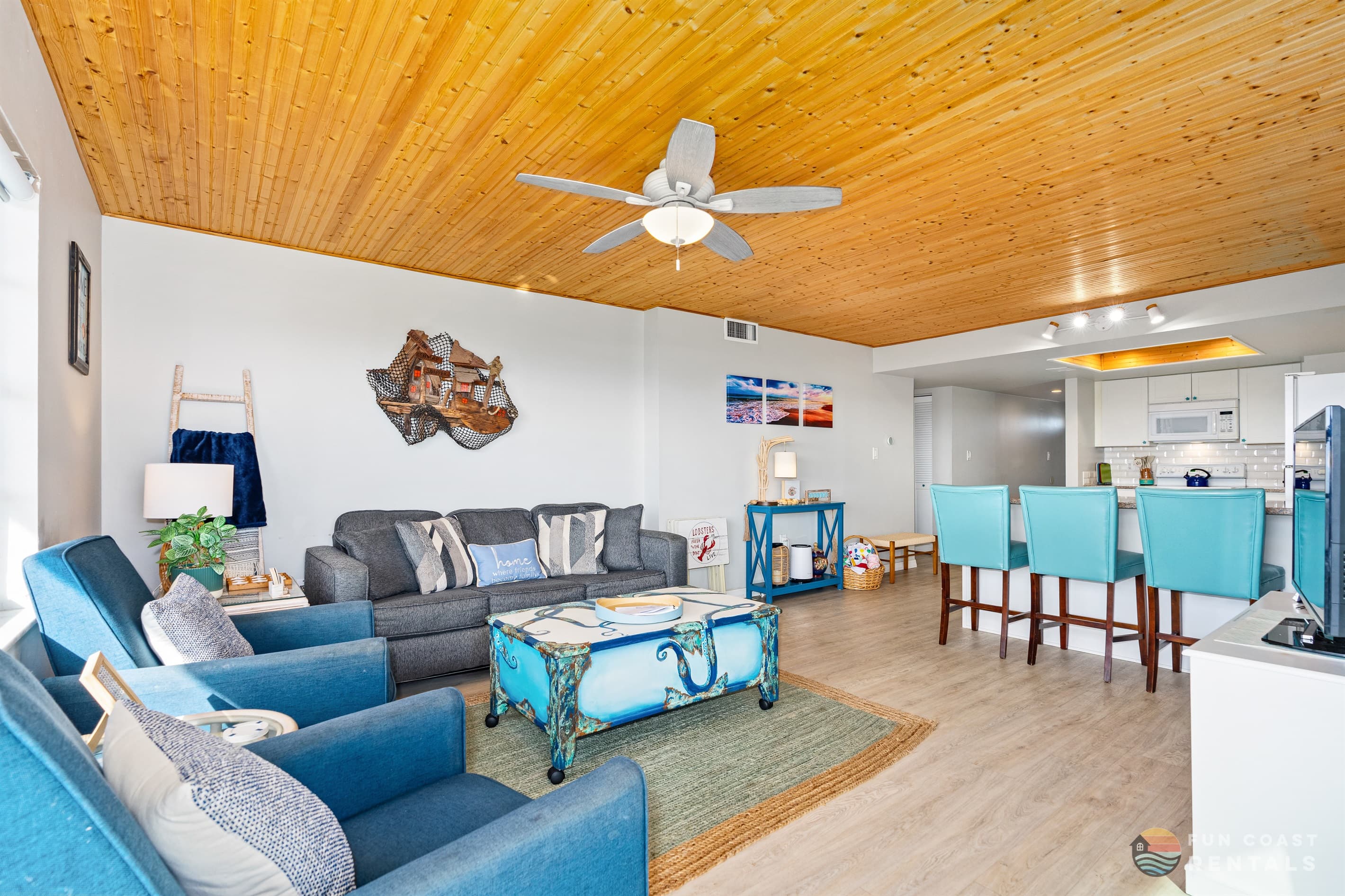Living Room with Television