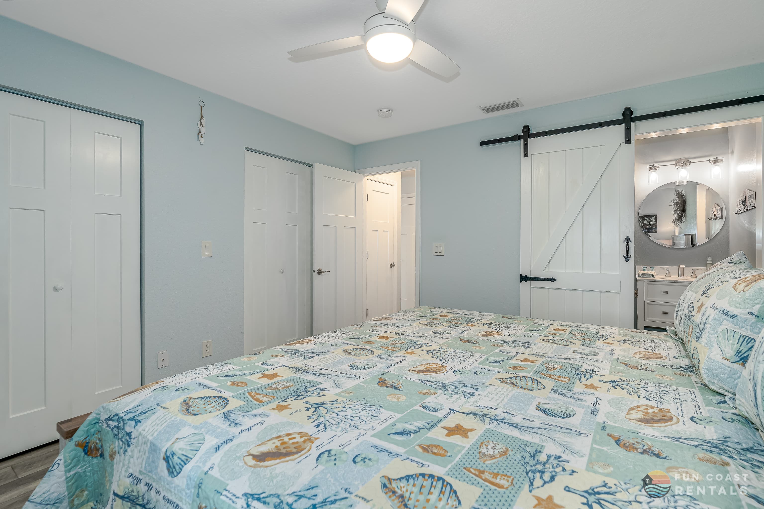 Master Bedroom with King Bed and Ensuite Bathroom