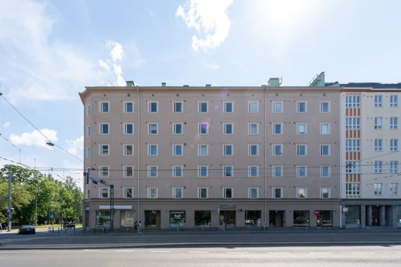 Property building is a historical stone building from 1920s