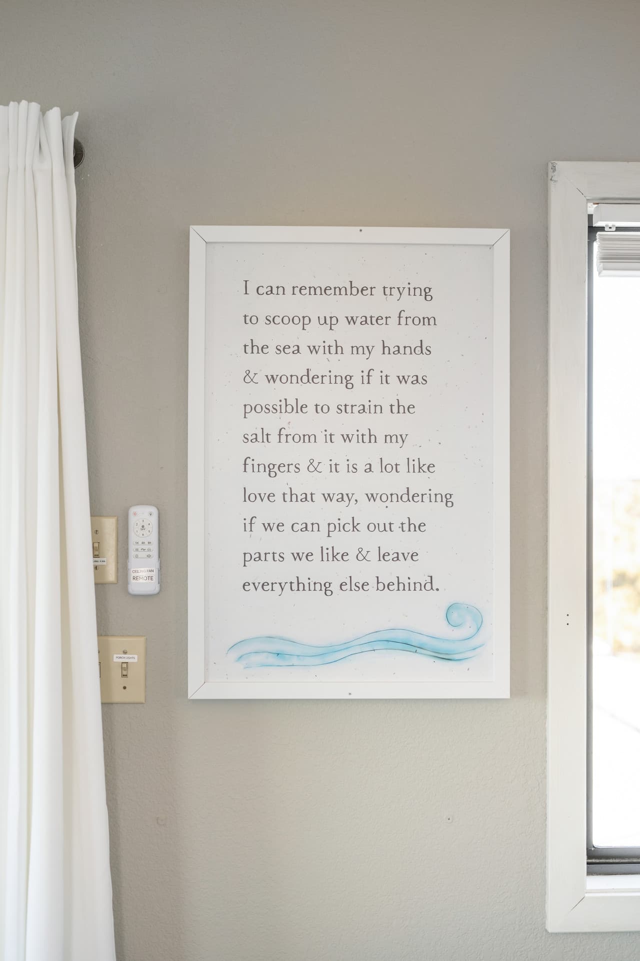 Entry detail w/ wall art & keypad for smooth, easy check-in