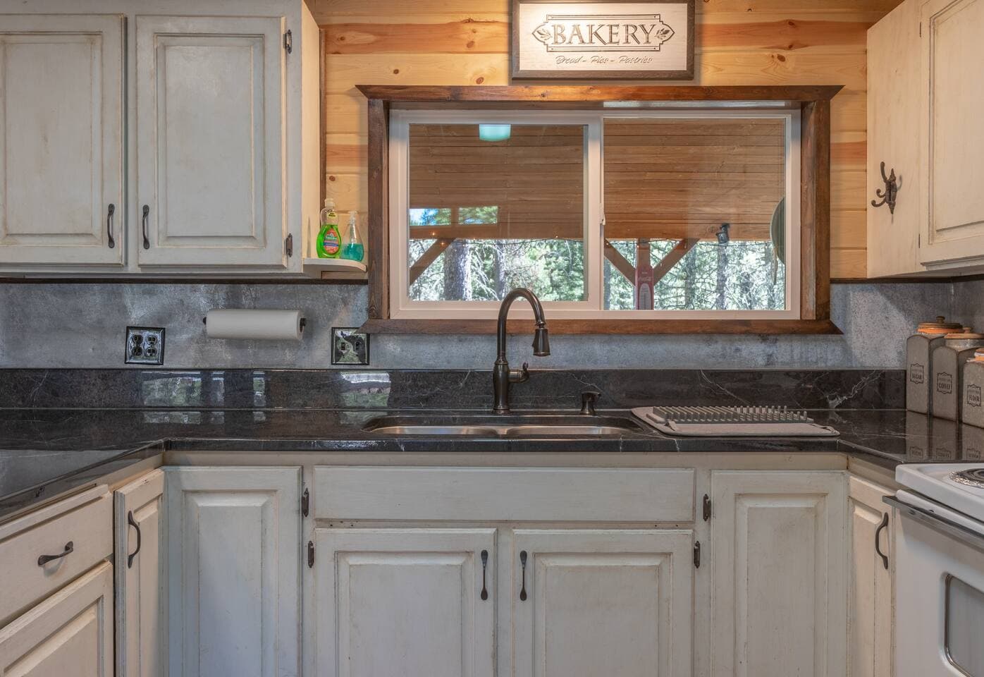 The Kitchen includes many extras like a griddle, crock pot, baking pans, and skillets.