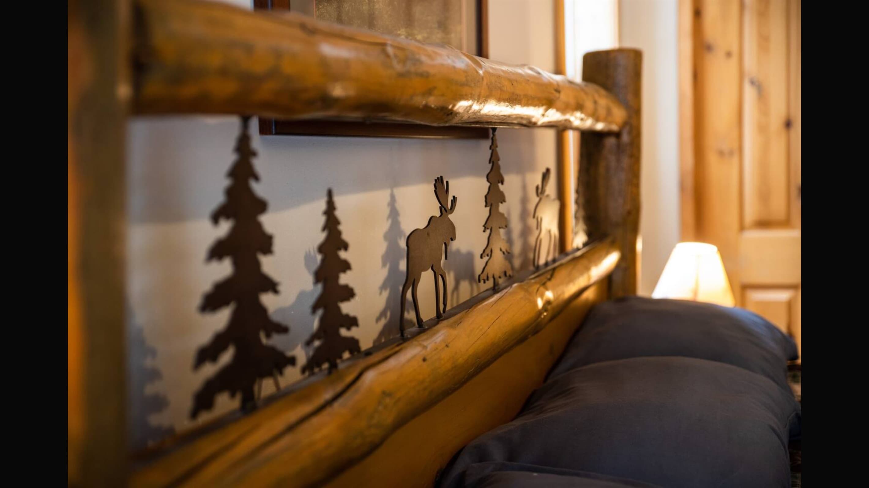 You'll love the rustic touches found in the primary bedroom