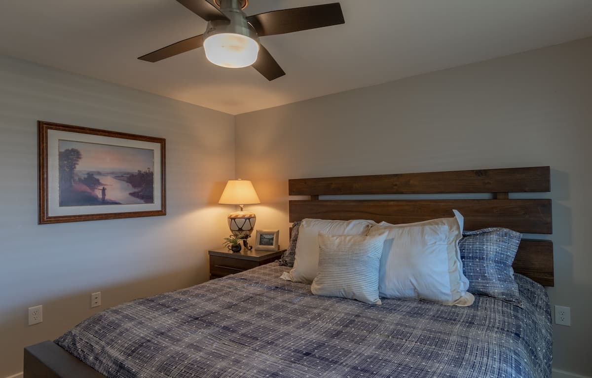 Bedroom #2 is large, and inviting after a long day of adventuring.