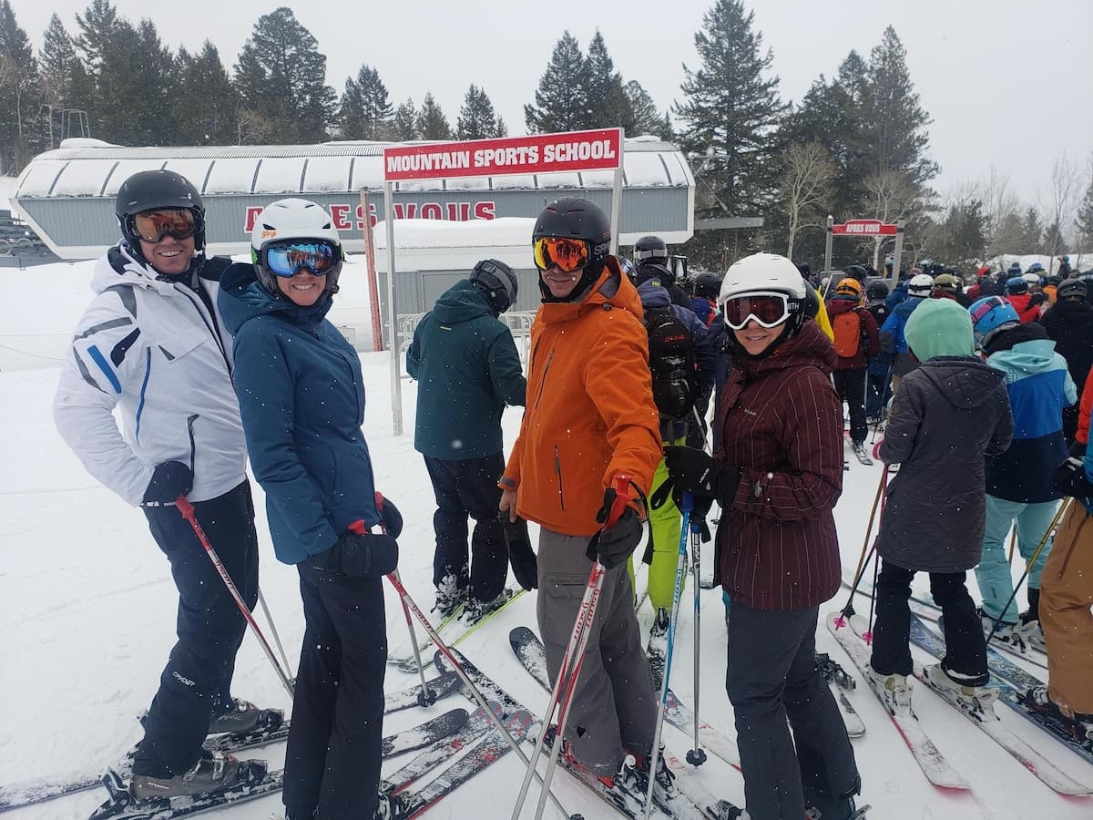 Go skiing with friends or family at one of the ski resorts nearby
