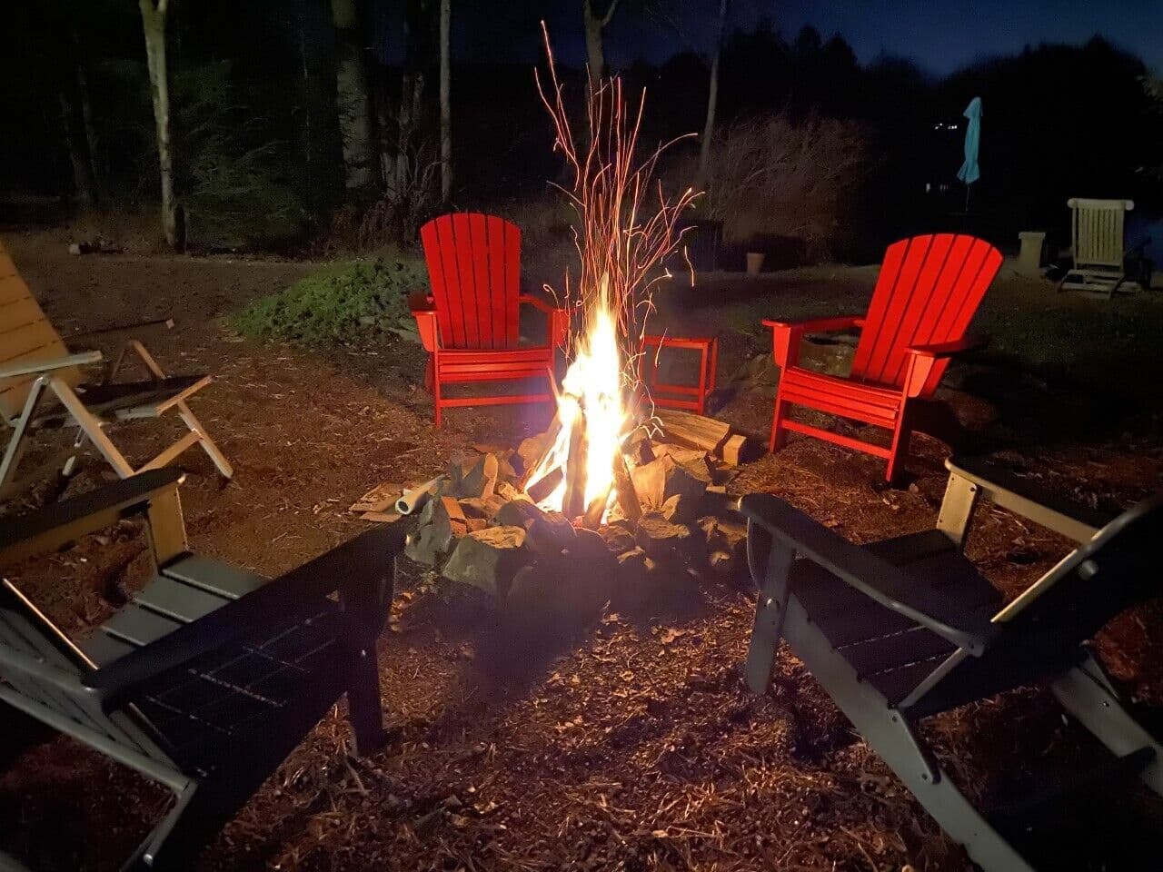 Fire pit - wood provided