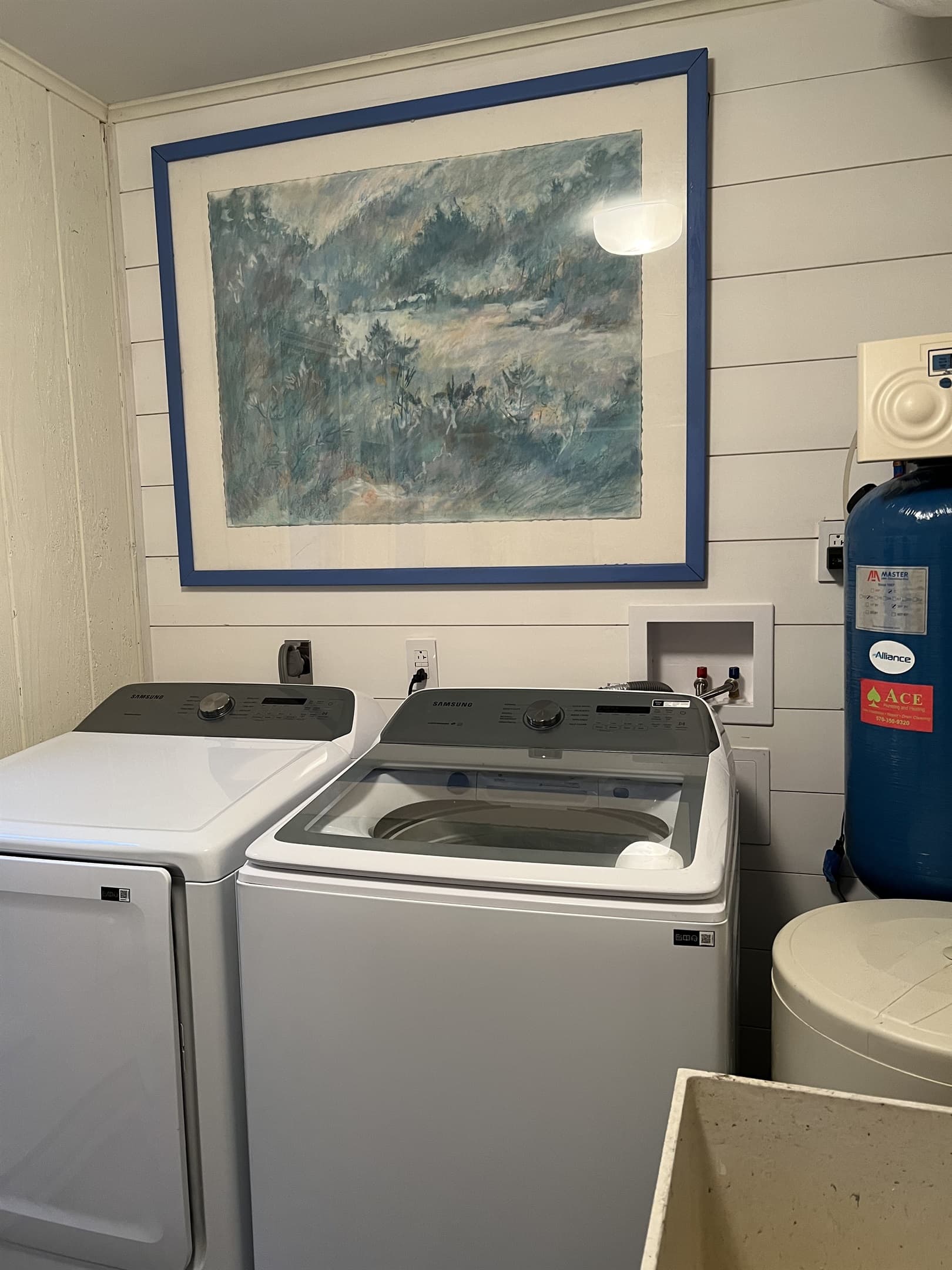 new washer & dryer with laundry soap