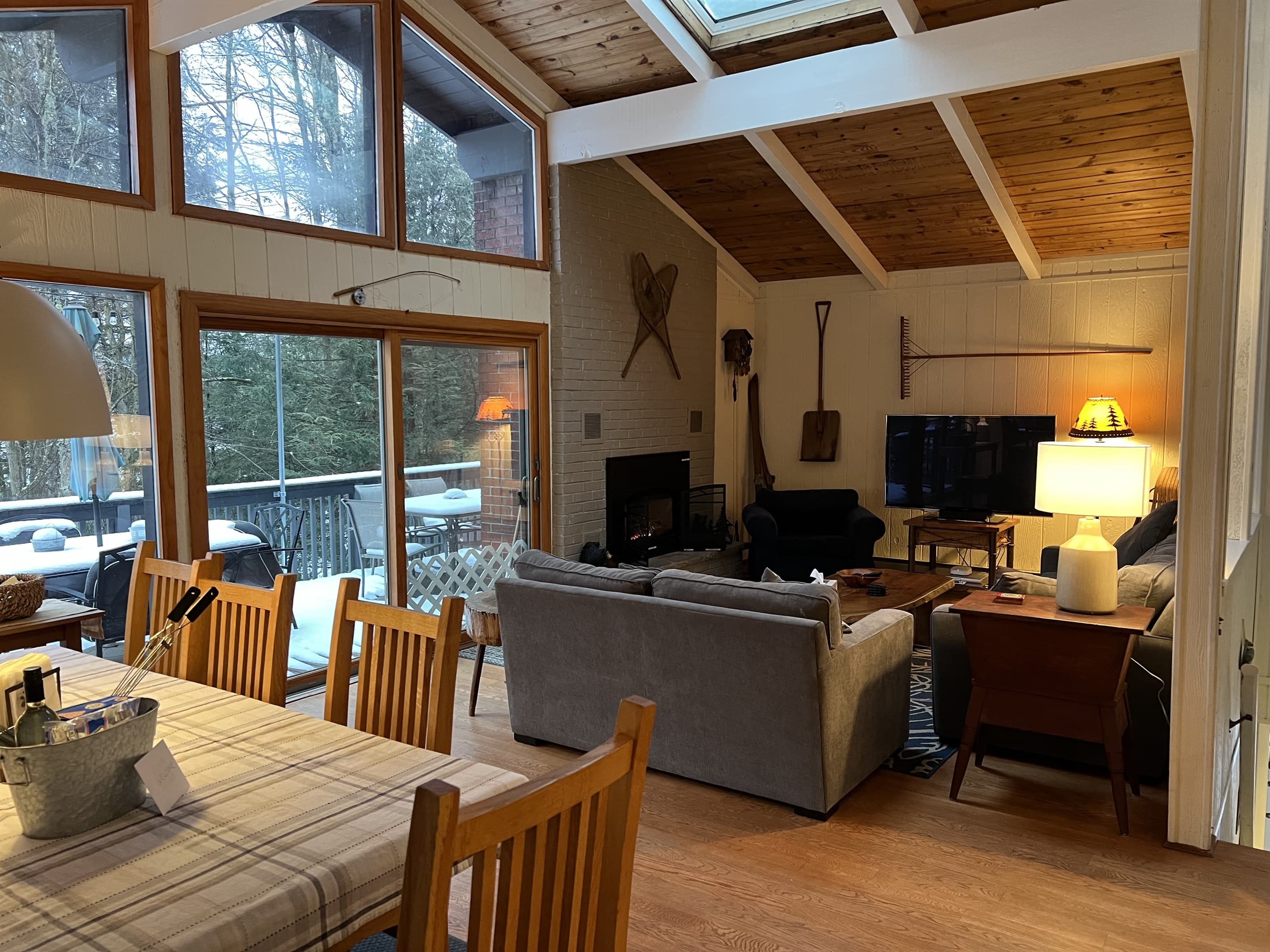 living room view