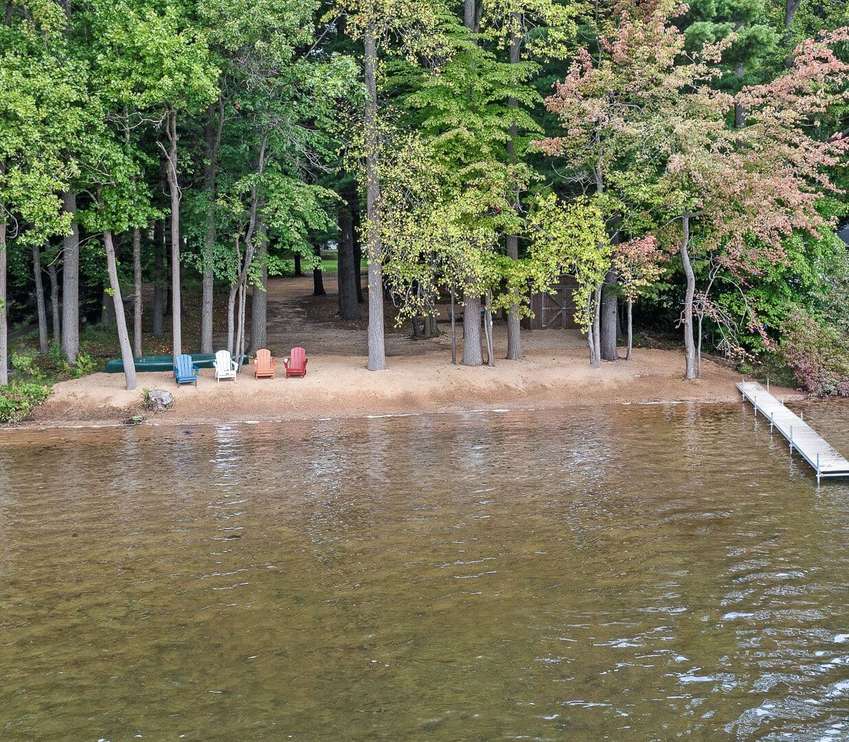Shallow, sandy entry—ideal for kids, easy swimming, canoeing and kayaking (seasonal access)