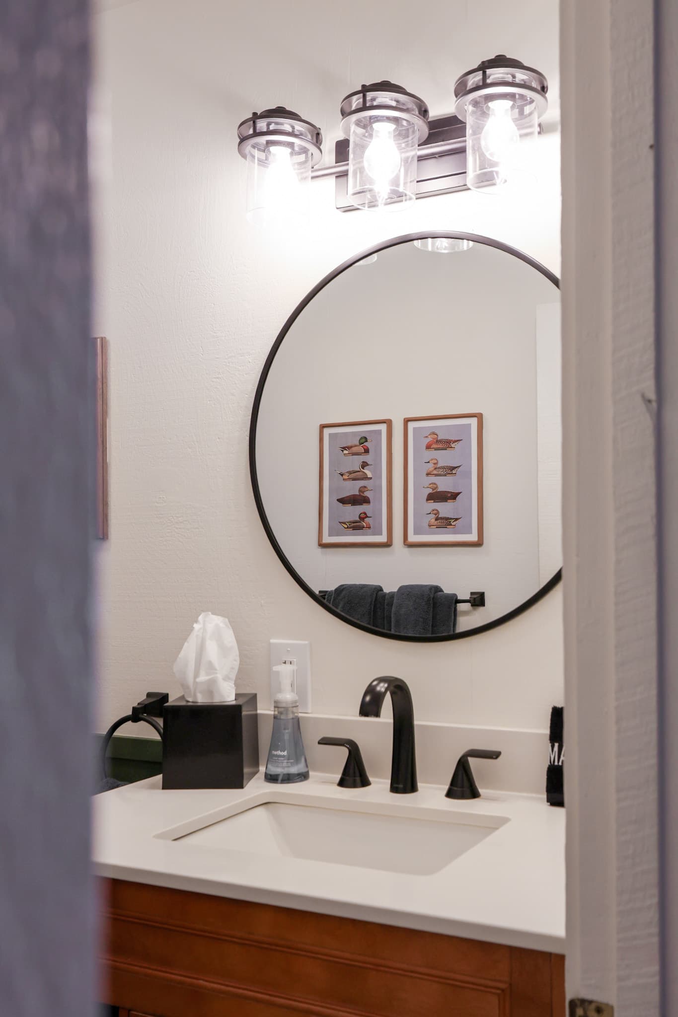 Main floor bathroom, thoughtfully and professionally designed.