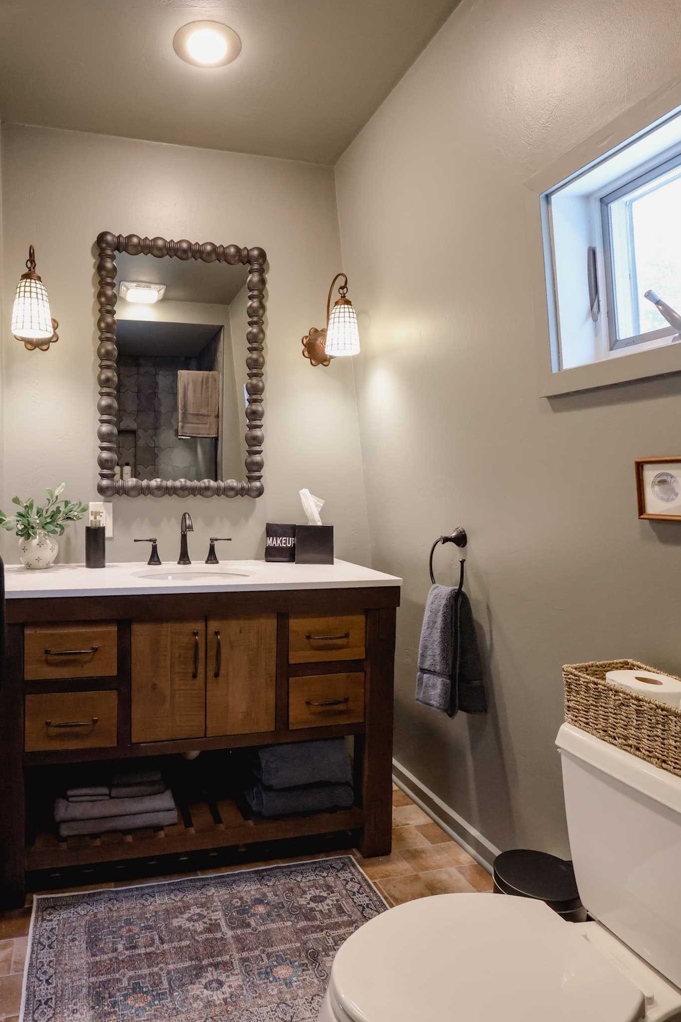 Updated master bathroom (2026).