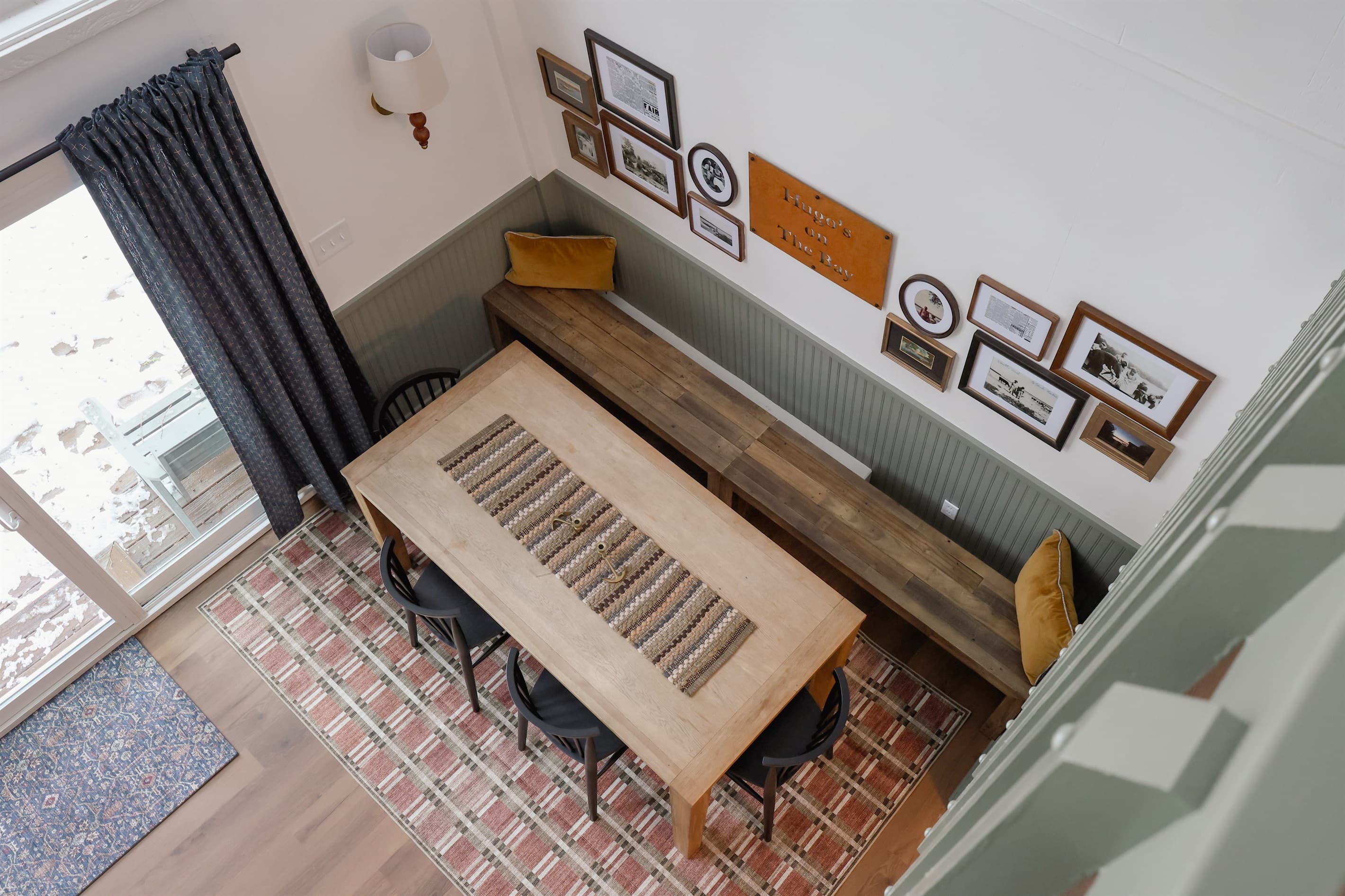 View of the common area from the loft.