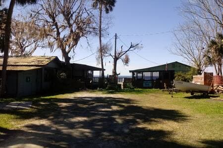 View of Runaway Bay from the front gate. 