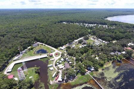 Runaway Bay Lodge is located where you see the long dock at the bottom right of this picture.