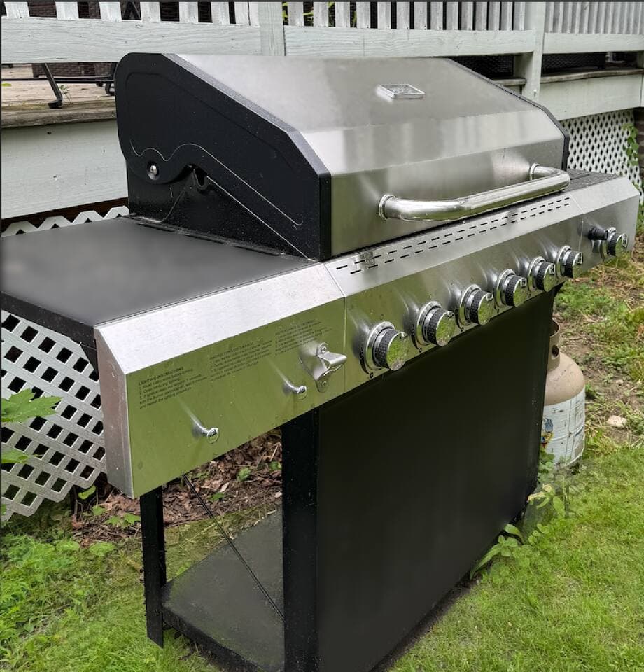 6-burner gas grill