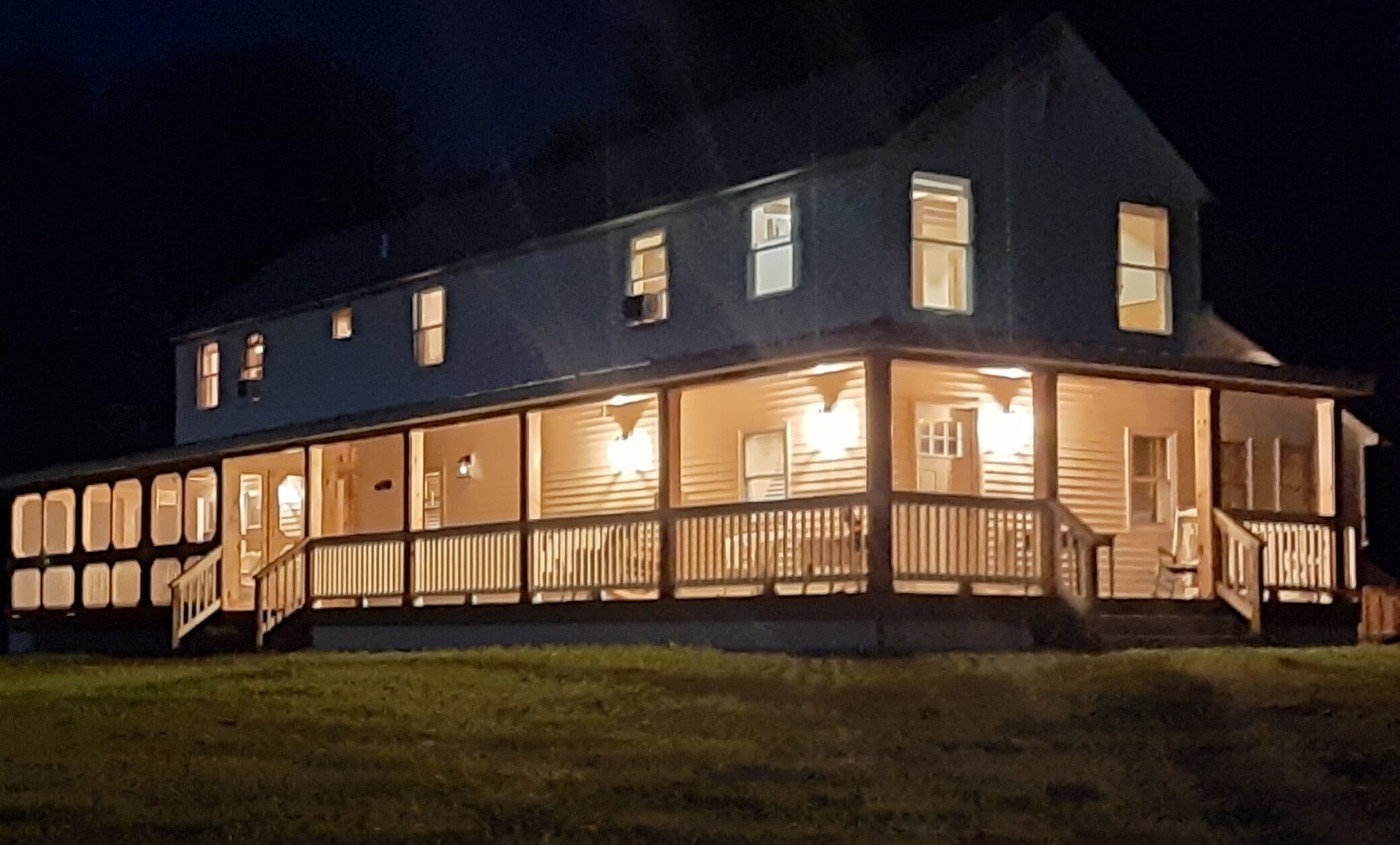 Exterior at night