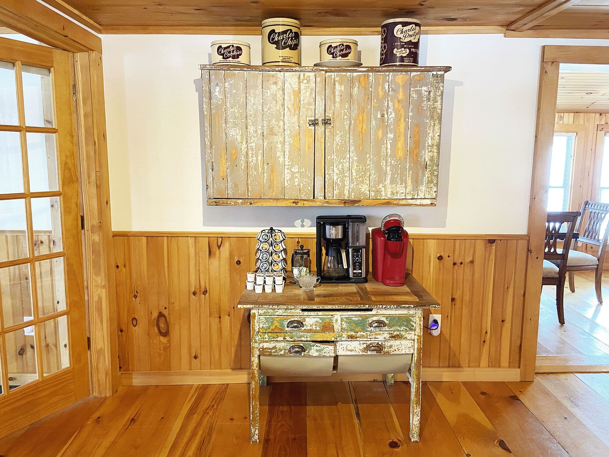 coffee station with Keurig, drip and french press
