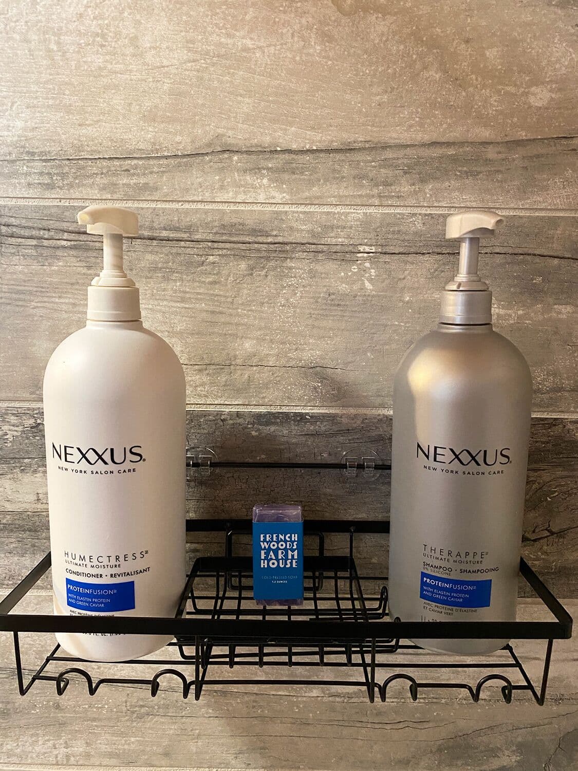Nexxus Shampoo and Conditioner.  Handmade soaps.