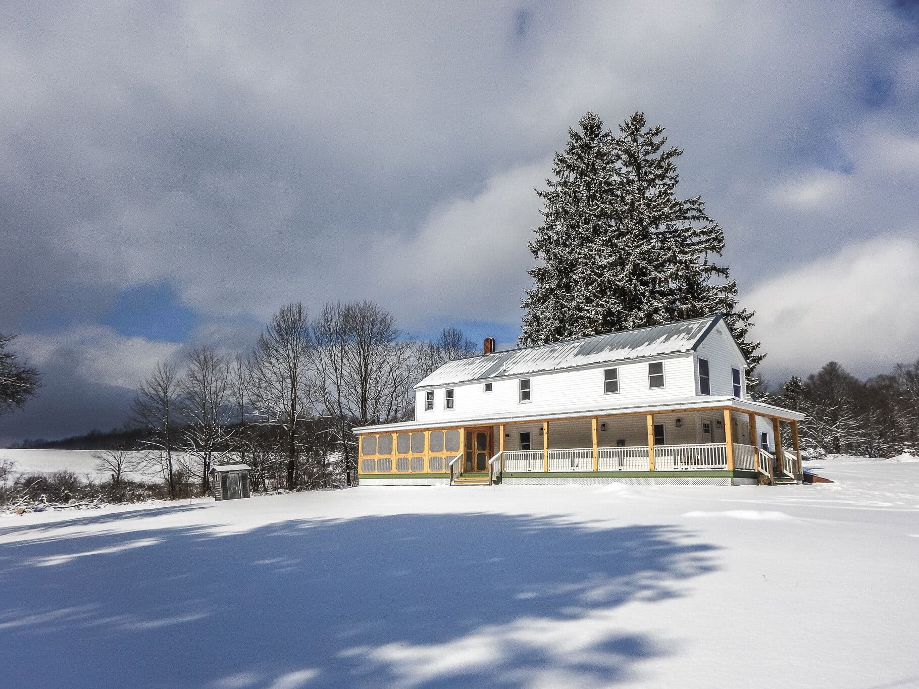 winter at the French Woods Farmhouse