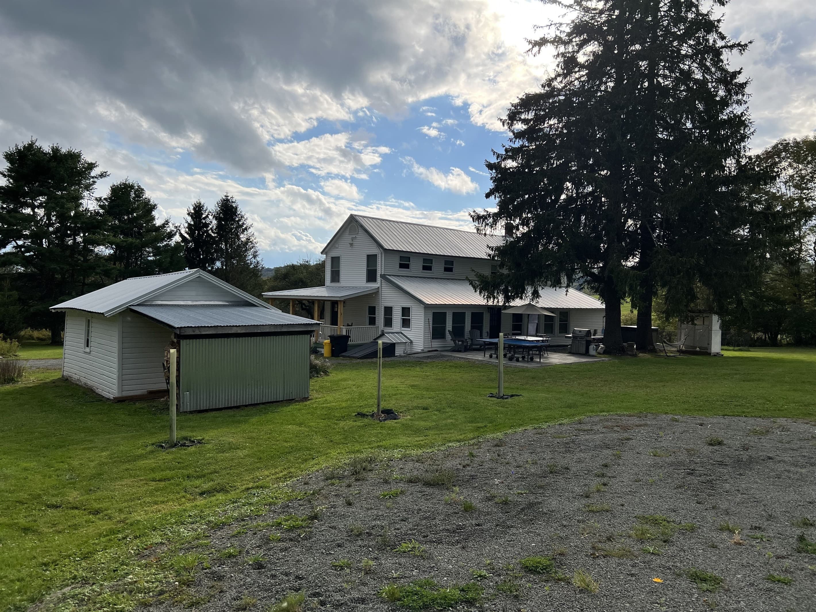 view from the back yard