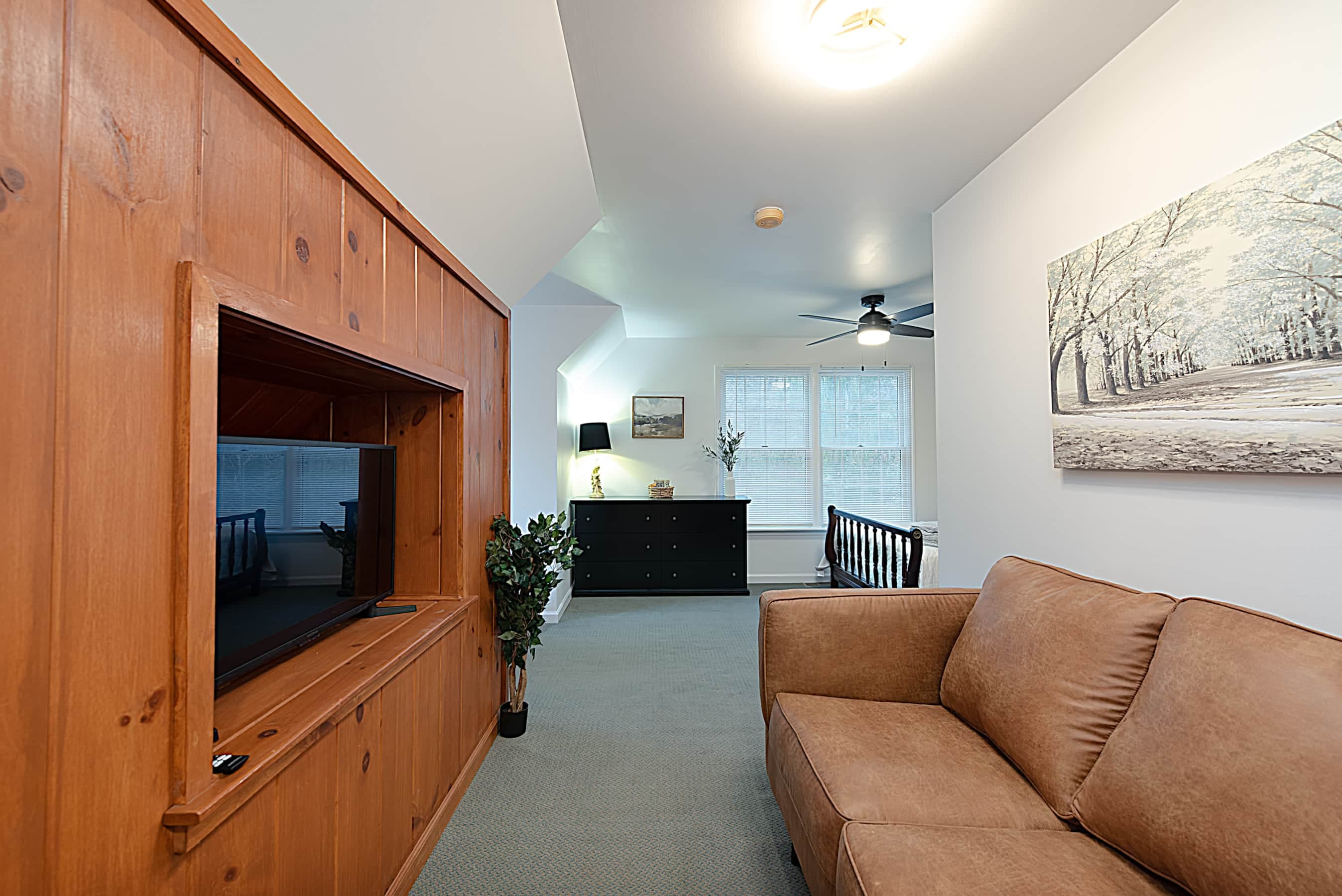 Seating area with 40" Smart TV